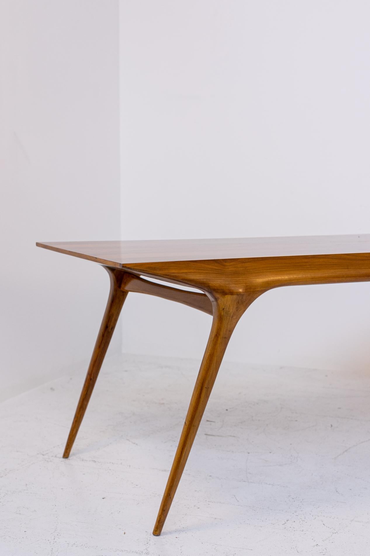 Carlo de Carli Rare Italian Dining Table in Wood 11