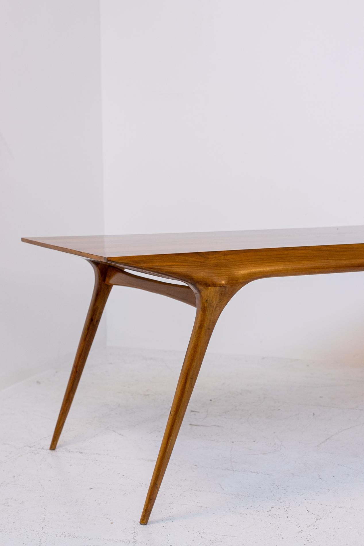 Carlo de Carli Rare Italian Dining Table in Wood 12