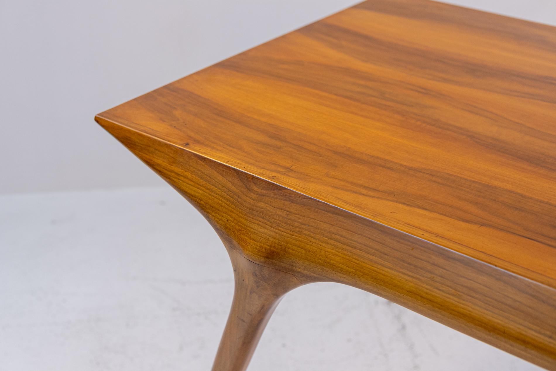 Carlo de Carli Rare Italian Dining Table in Wood 4