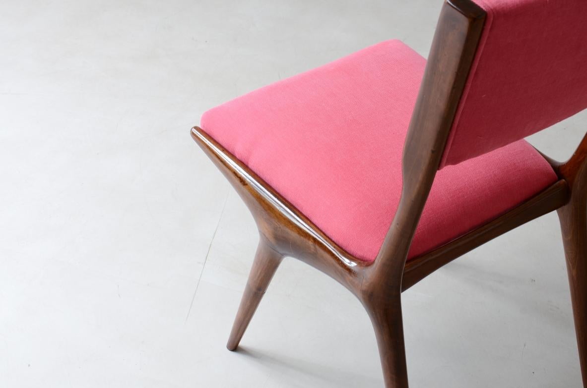 20th Century Carlo de Carli, set of 8 chairs model 634  For Sale
