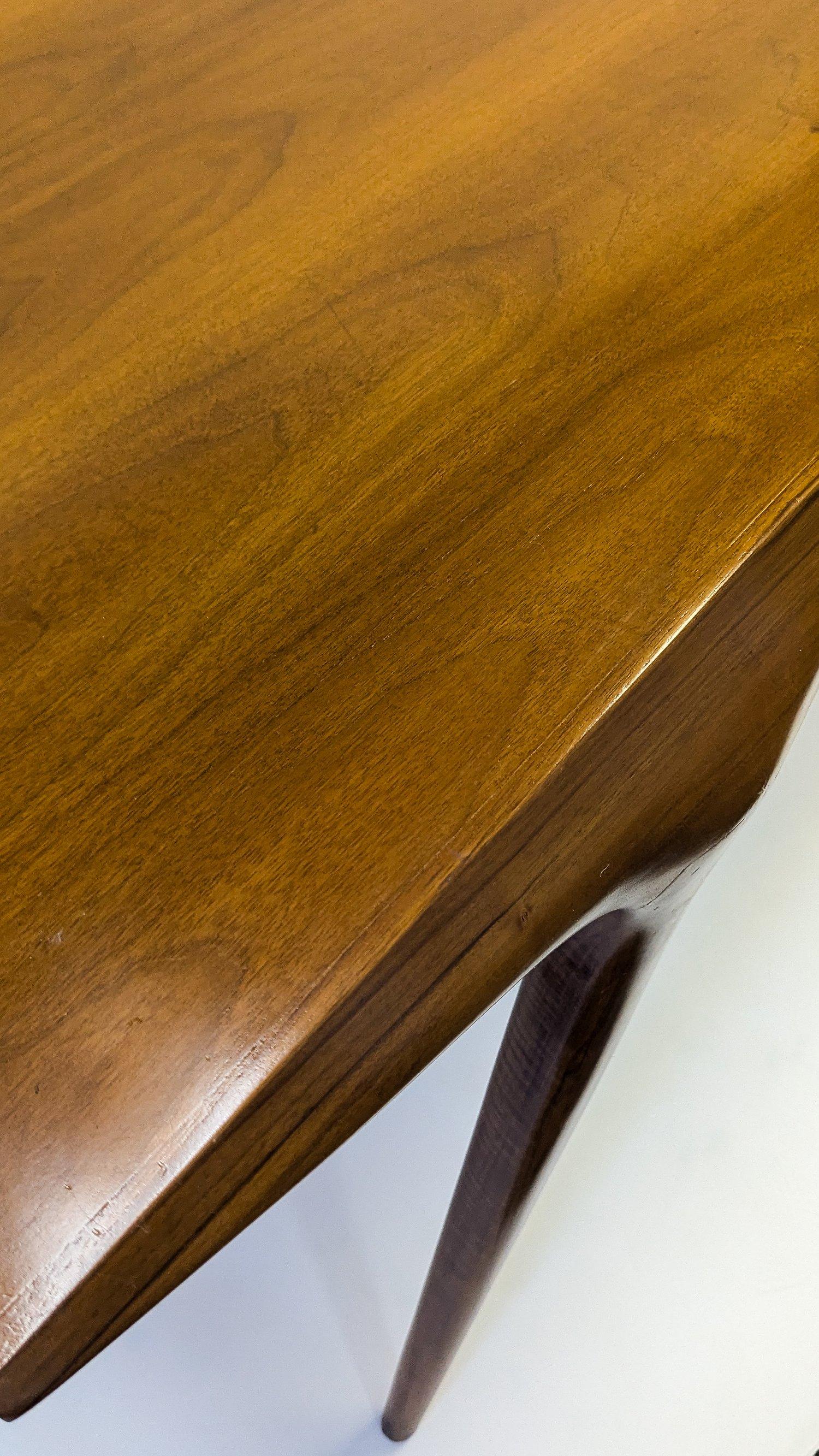 Carlo De Carli Walnut Desk, Italy / C.1950 For Sale 2