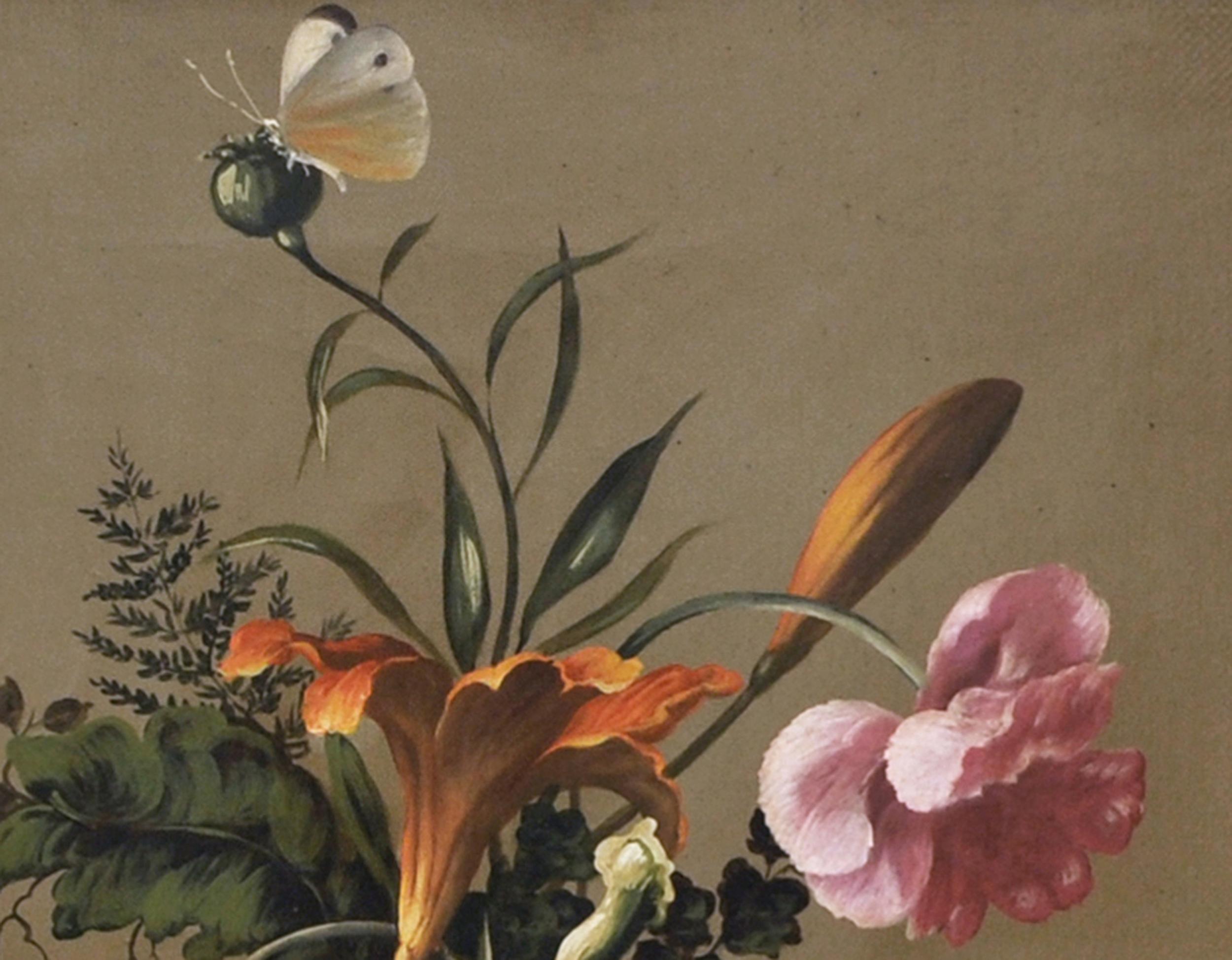 FLOWERS – Carlo De Tommasi  -  Stillleben Öl auf Leinwand  Italienisches Gemälde im Angebot 2