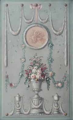 GROTESQUE - Escuela Romana Neoclásica - Pintura Italiana al Óleo sobre Lienzo