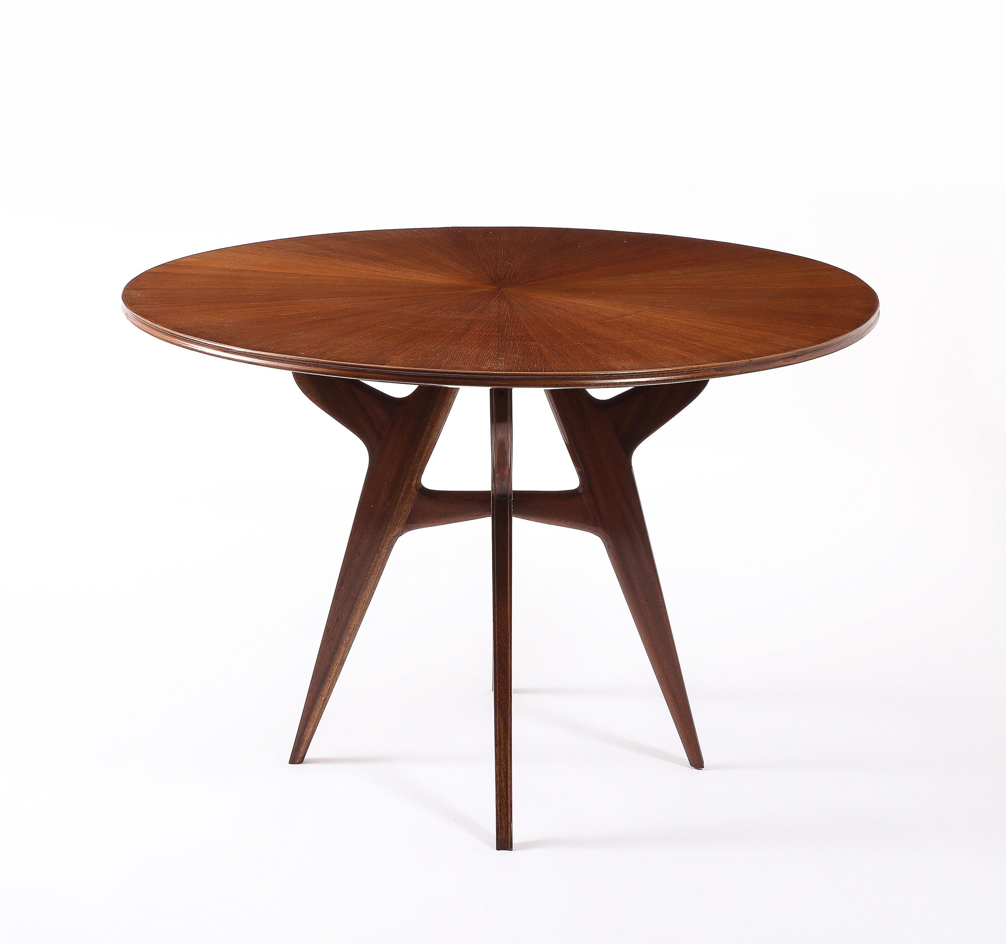 Carlo Di Carli Center Table, Italy 1950's In Good Condition For Sale In New York, NY