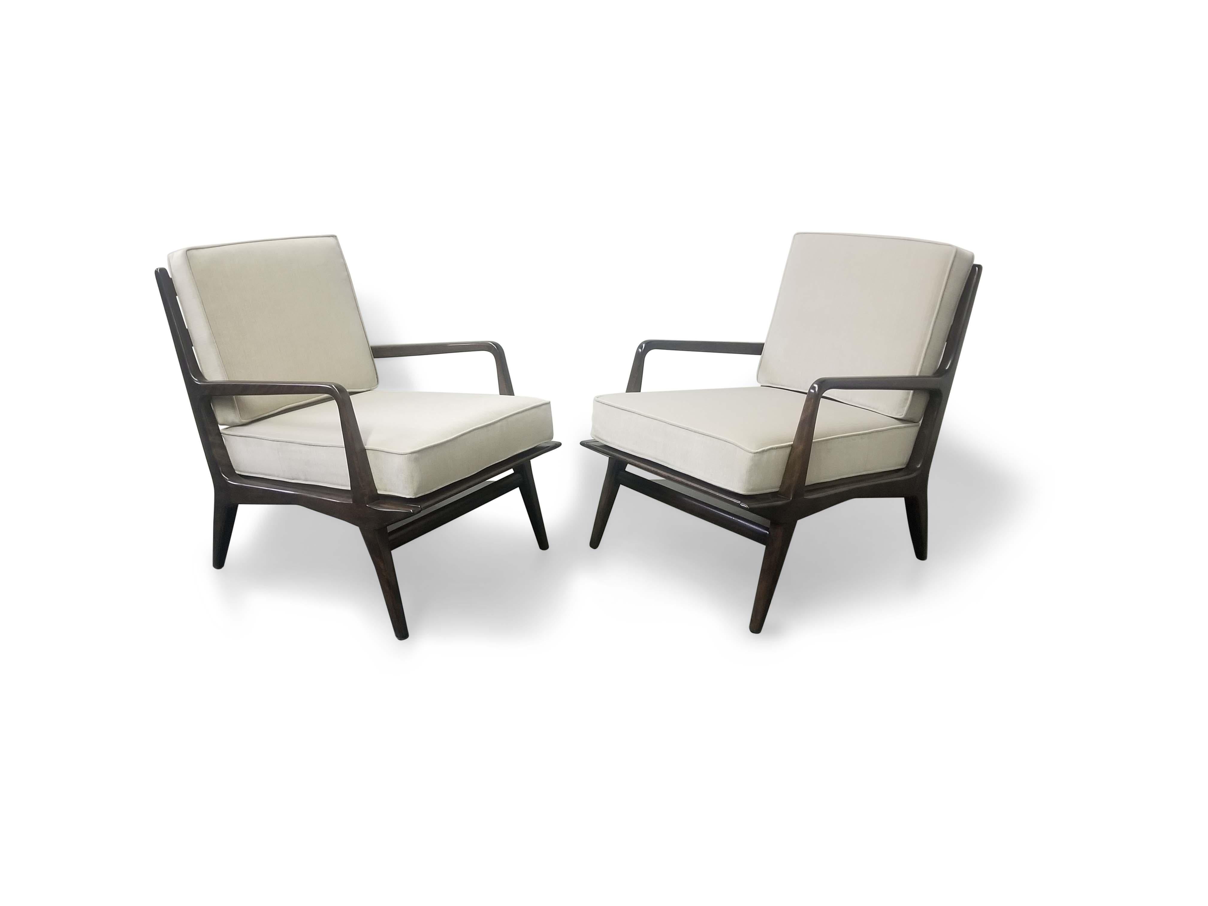 Italian Carlo di Carli for M. Singer & Sons Lounge Chairs