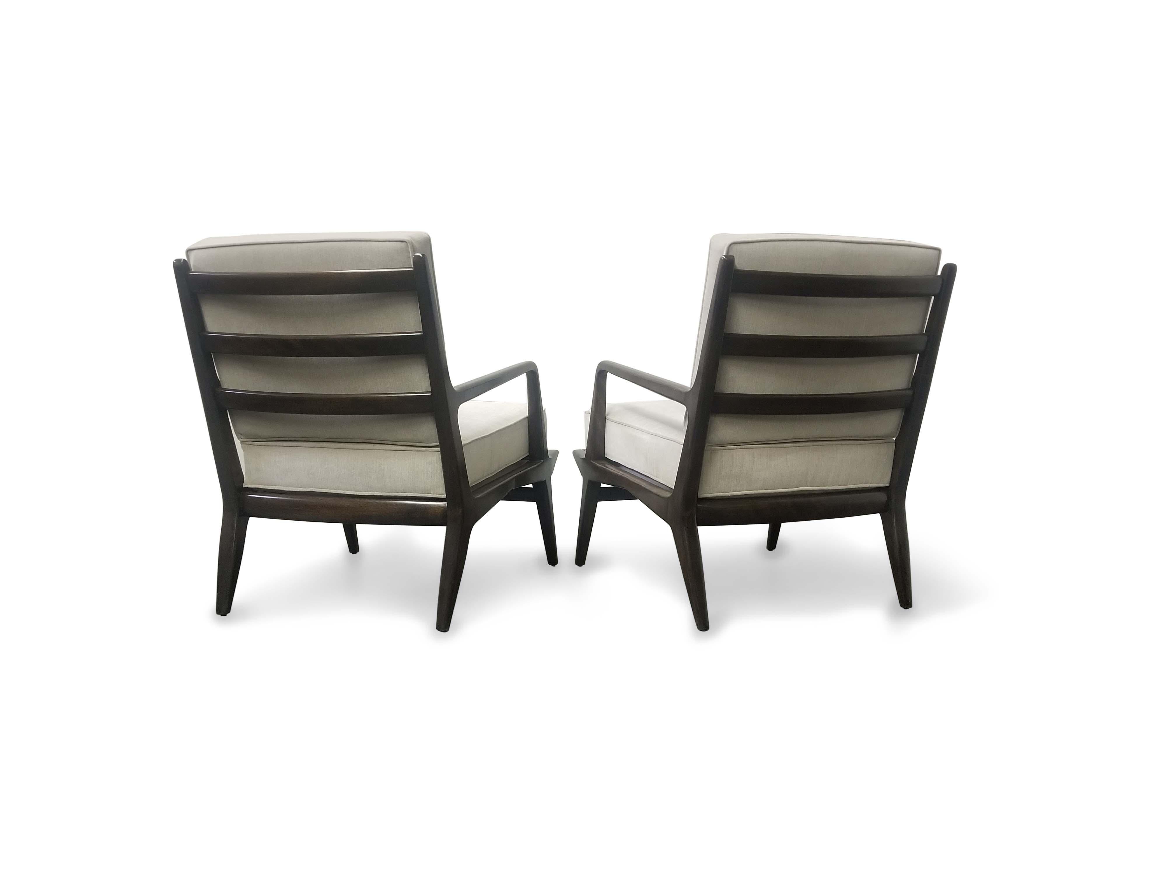 Carlo di Carli for M. Singer & Sons Lounge Chairs In Excellent Condition In Middlesex, NJ