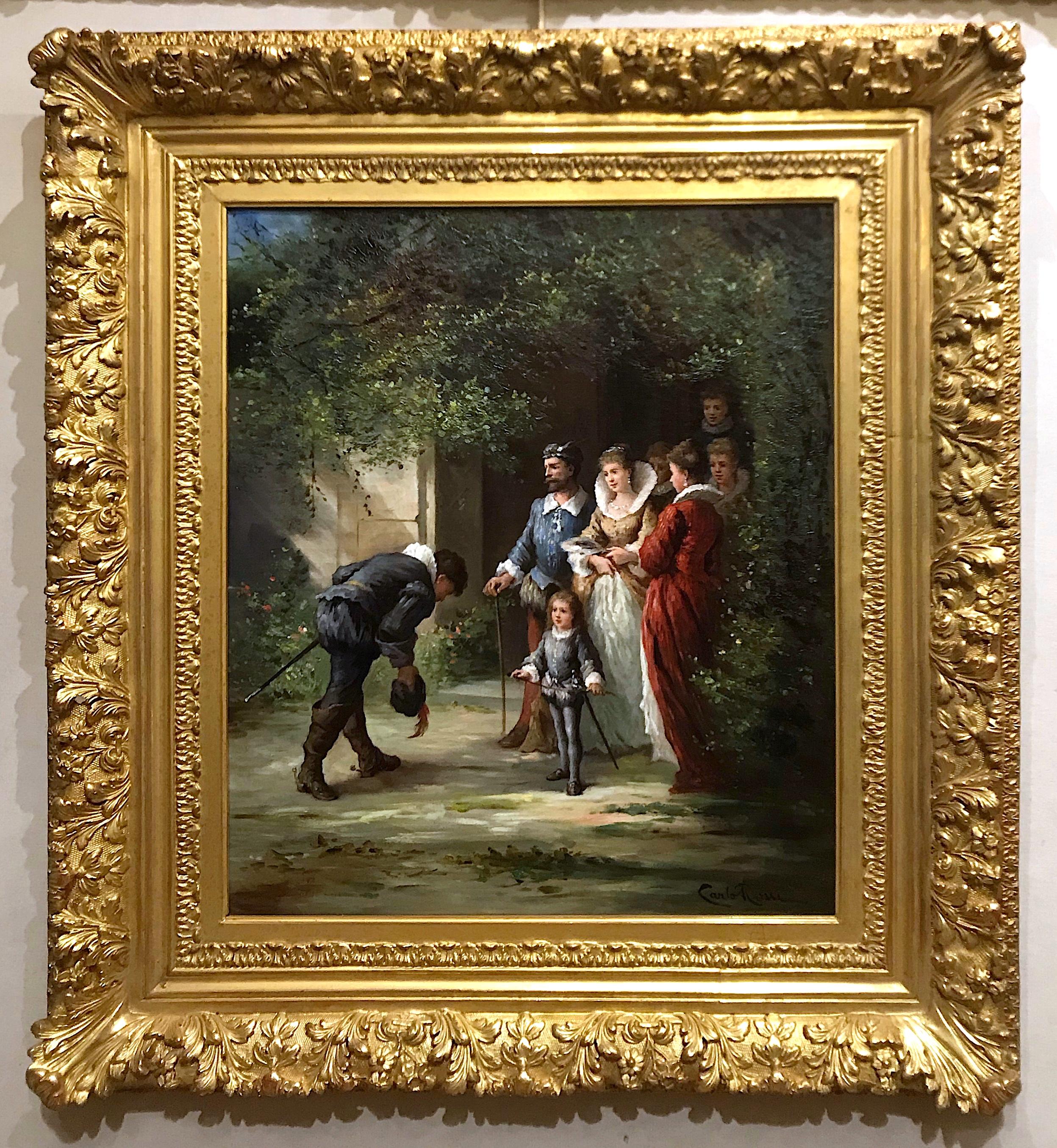 Carlo di Giovanni Rossi - Genre Scene from The Renaissance period at ...