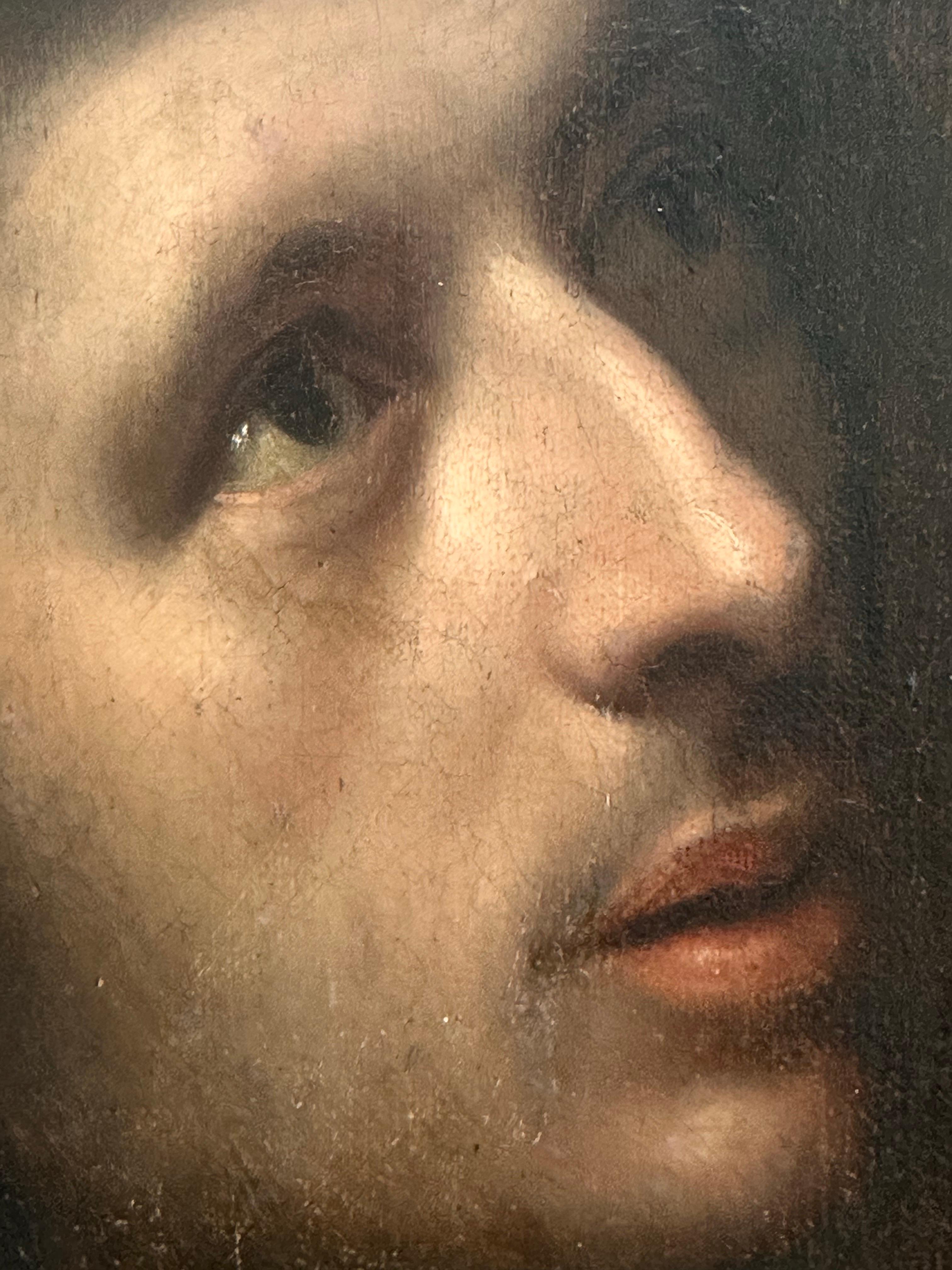 Pregevole dipinto a olio di St. Johns, barocco fiorentino del XVII secolo. in vendita 9
