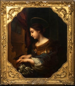Sainte Cecilia jouant du piano, XVIIe siècle