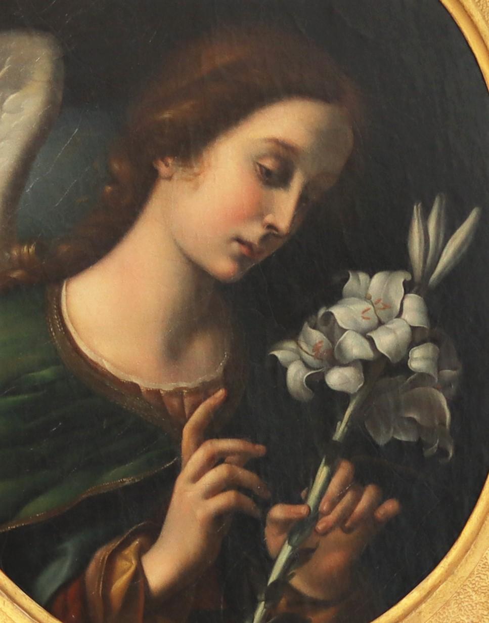 L'ange Gabriel - Baroque Painting par Carlo Dolci 