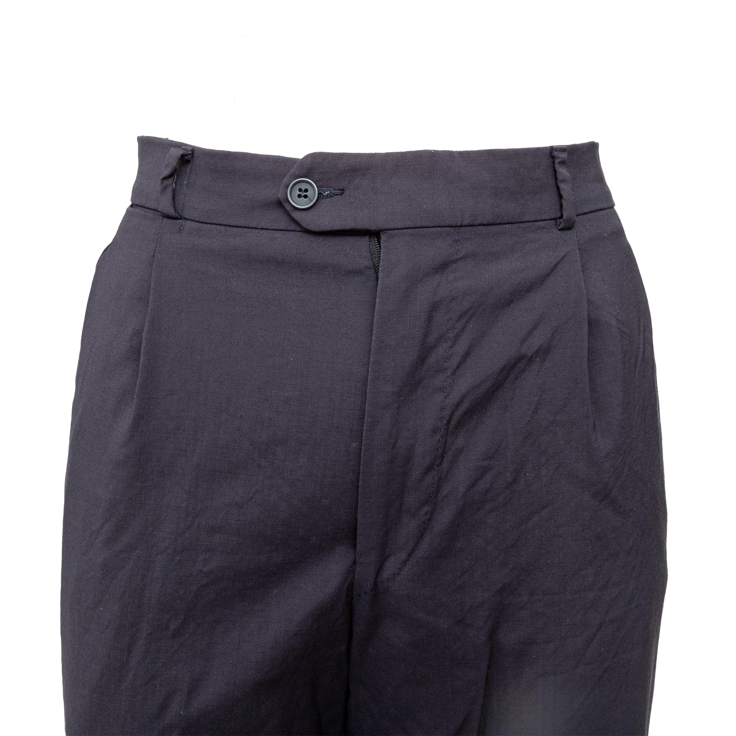 Noir Carlo Dubecco Pantalon Tailoring - '00s en vente
