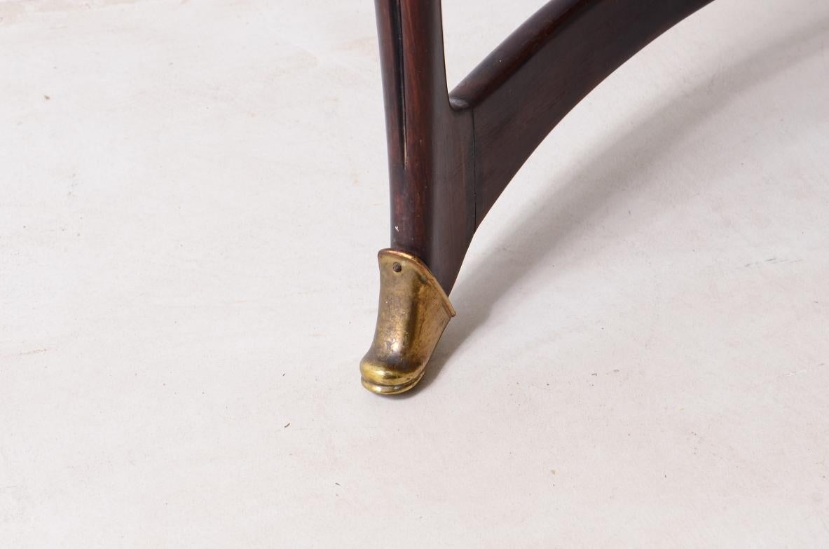 Carlo Enrico Rava elegant wooden console table In Excellent Condition For Sale In Milano, IT