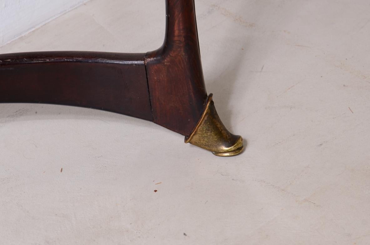 Marble Carlo Enrico Rava elegant wooden console table For Sale