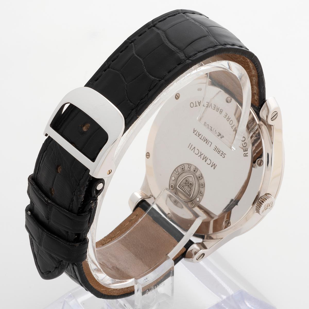 Carlo Ferrara Zapphiro P Regulatore Limited Edition, 18K White Gold, Full Set... 1