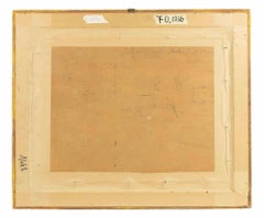 Vue de Saint Moritz - Peinture à l'huile de Carlo Ferrari - 1907