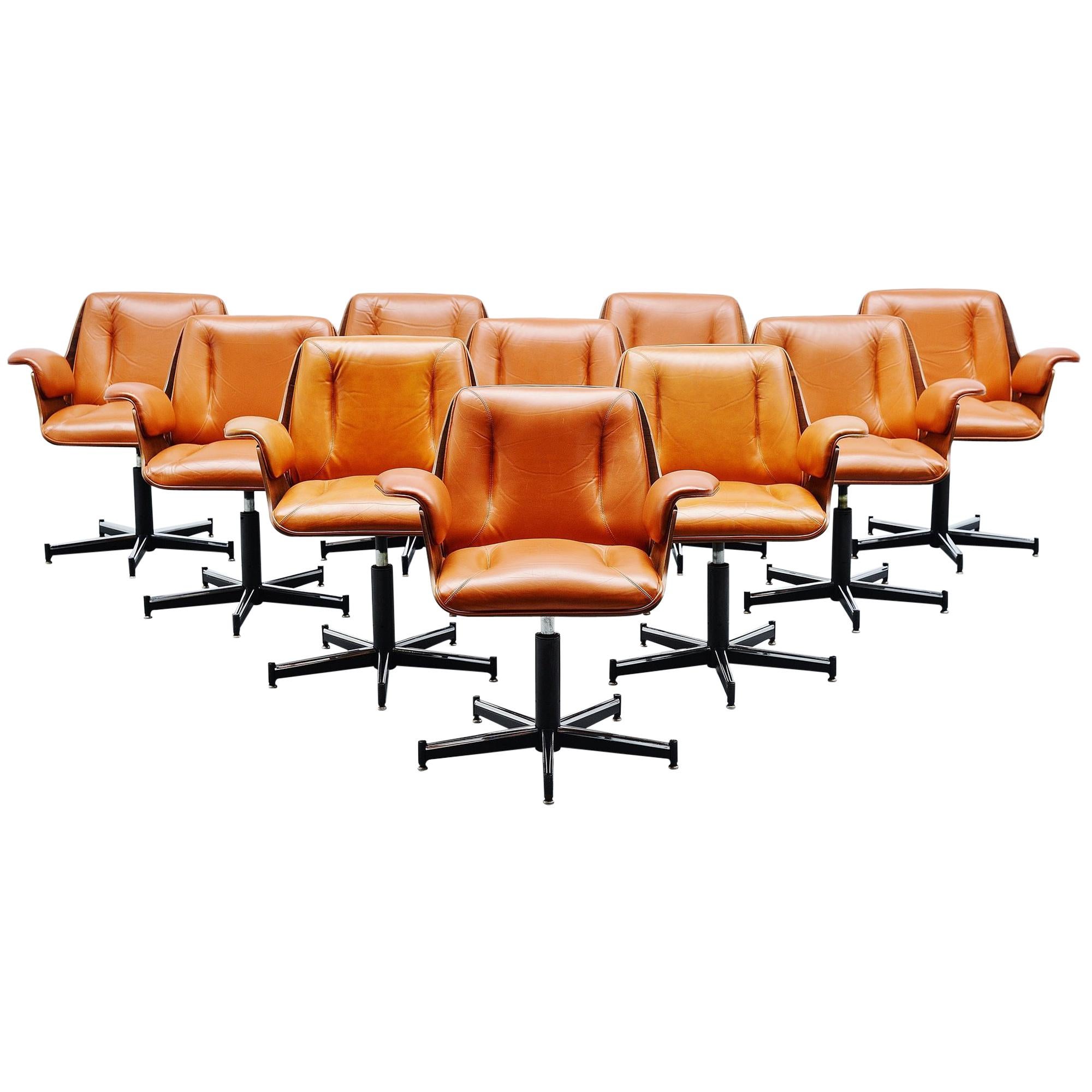 Carlo Fongaro Probjeto Office Chairs, Brazil, 1975