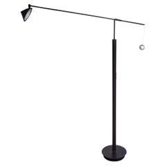 Retro Carlo Forcolini Artemide “Nestore Lettura” Postmodern Cantilever Floor Lamp