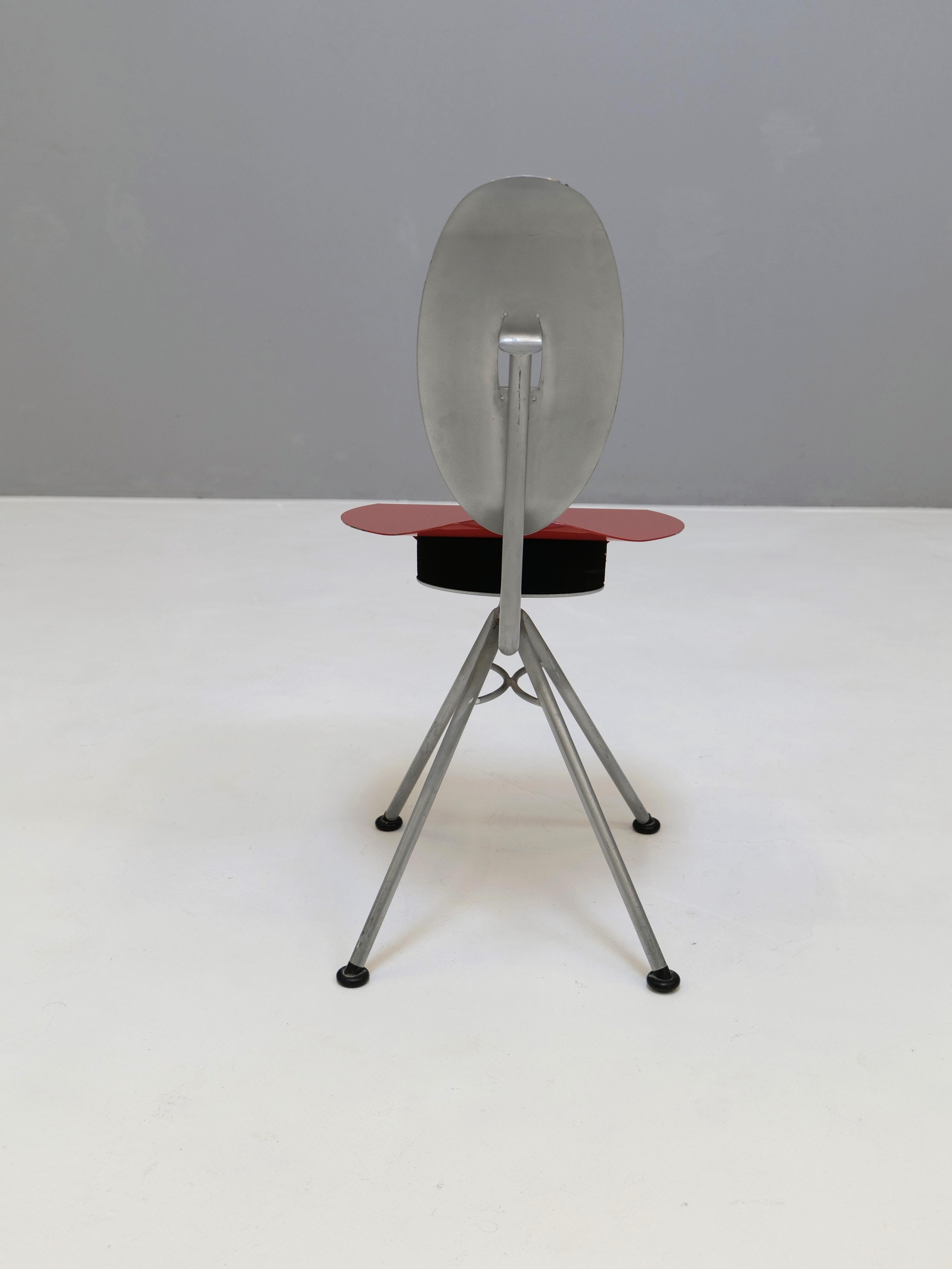 Postmoderne Carlo Forcolini, chaise mod. Miro pour Alias, 1989