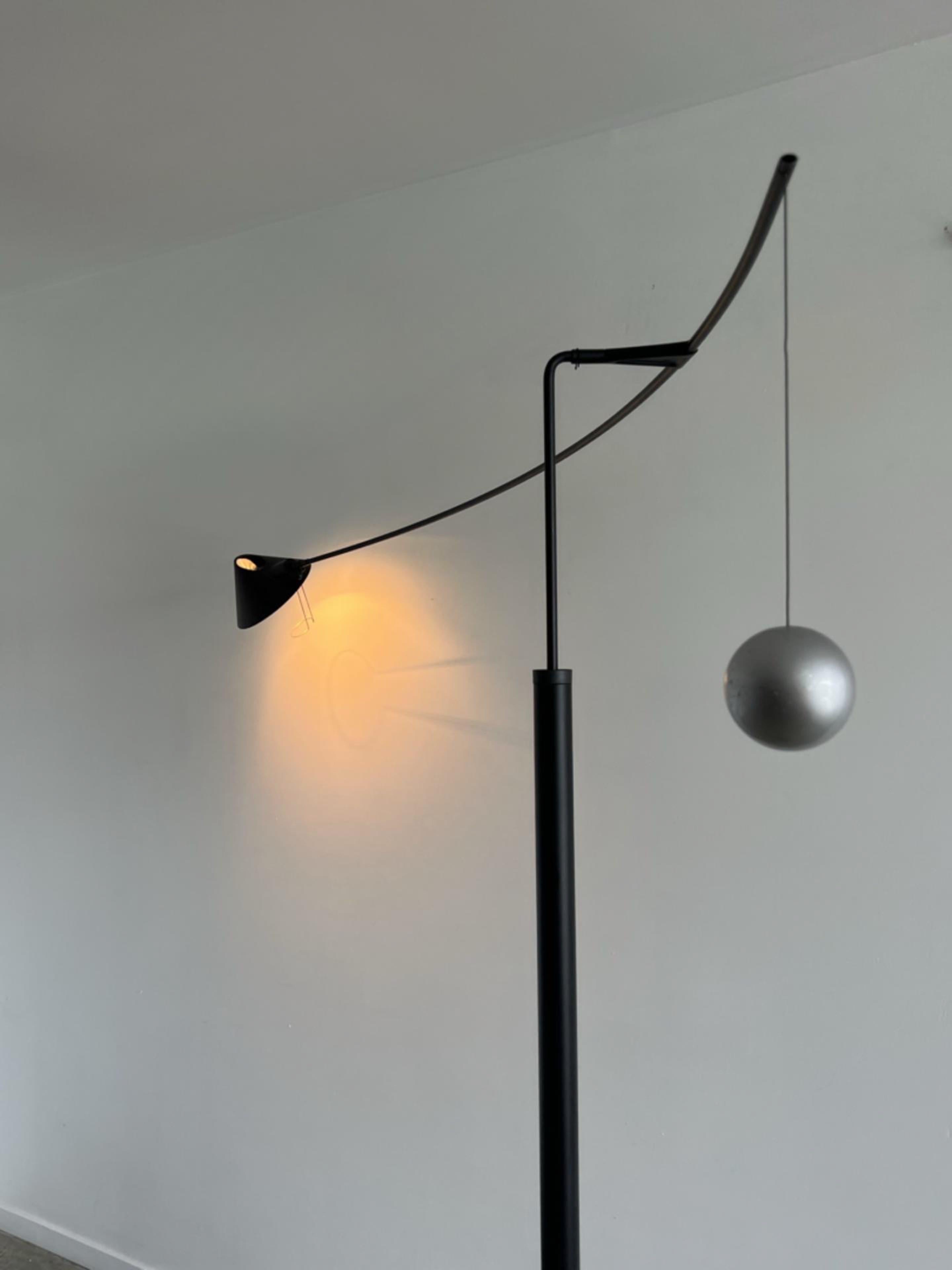 Carlo Forcolini Nestore Lettura Floor Lamp for Artemide Milano For Sale 3