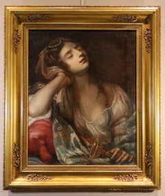 Reina Sofonisba Retrato Nuvolone Pintura Siglo XVII Óleo sobre lienzo Viejo maestro