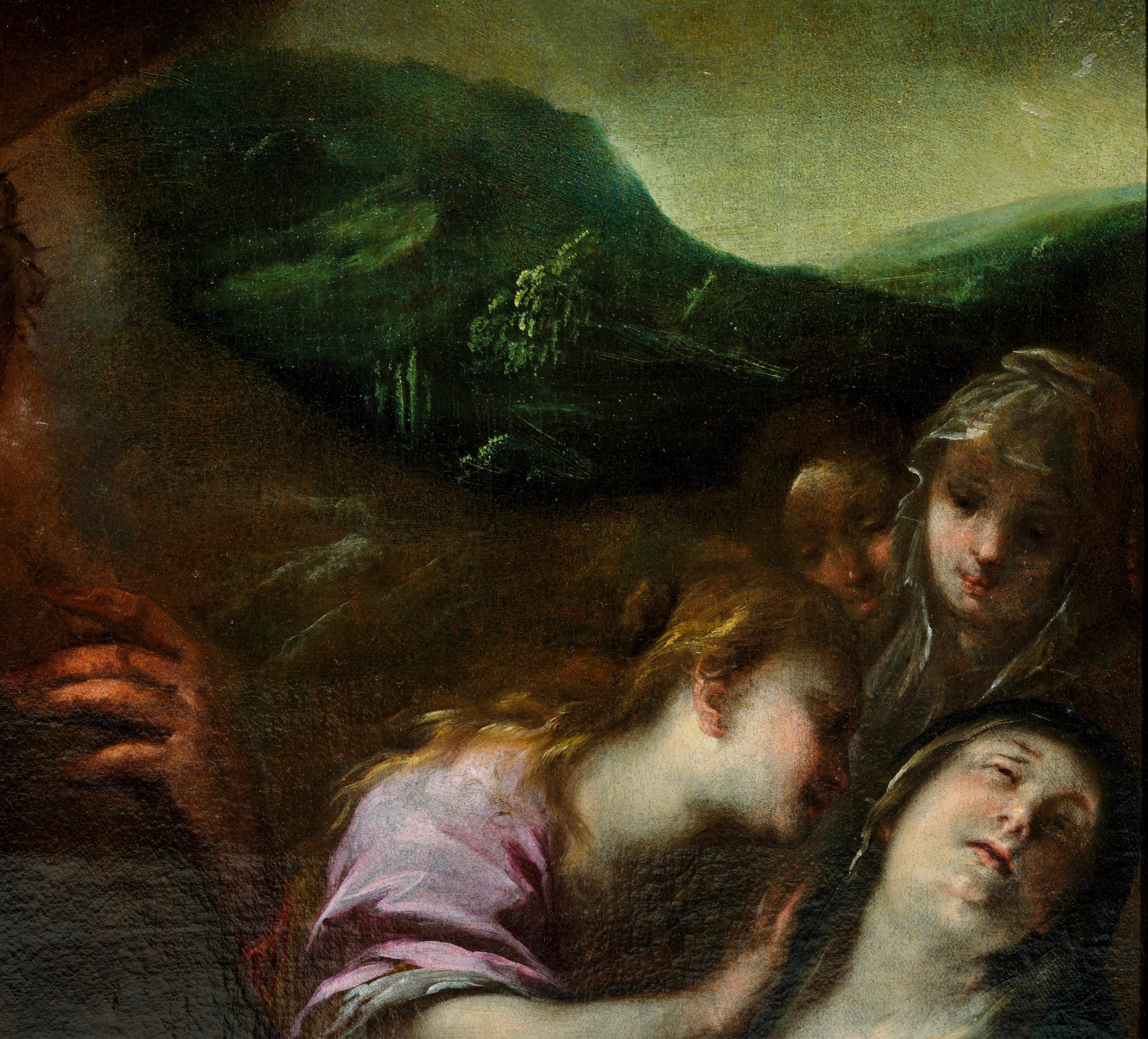 Cristo che cade sulla via del Calvario, dipinto di Carlo Francesco Nuvolone in vendita 8