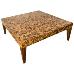 Carlo Furniture Yellow Sea Penshell Coffee Table