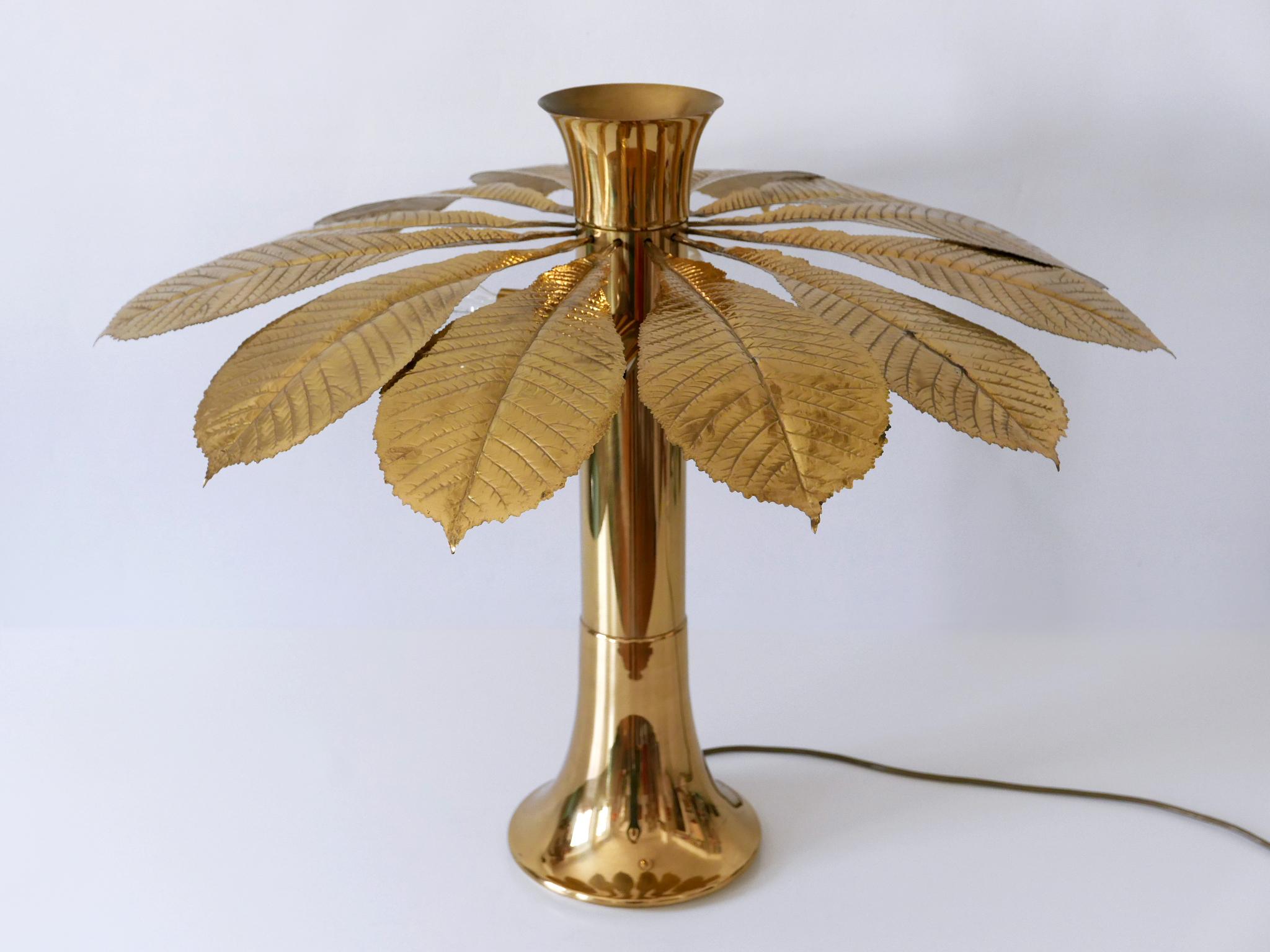 Amazing Carlo Giorgi Brass Table Lamp “Ippocastano” for Bottega Gadda 1970s For Sale 3