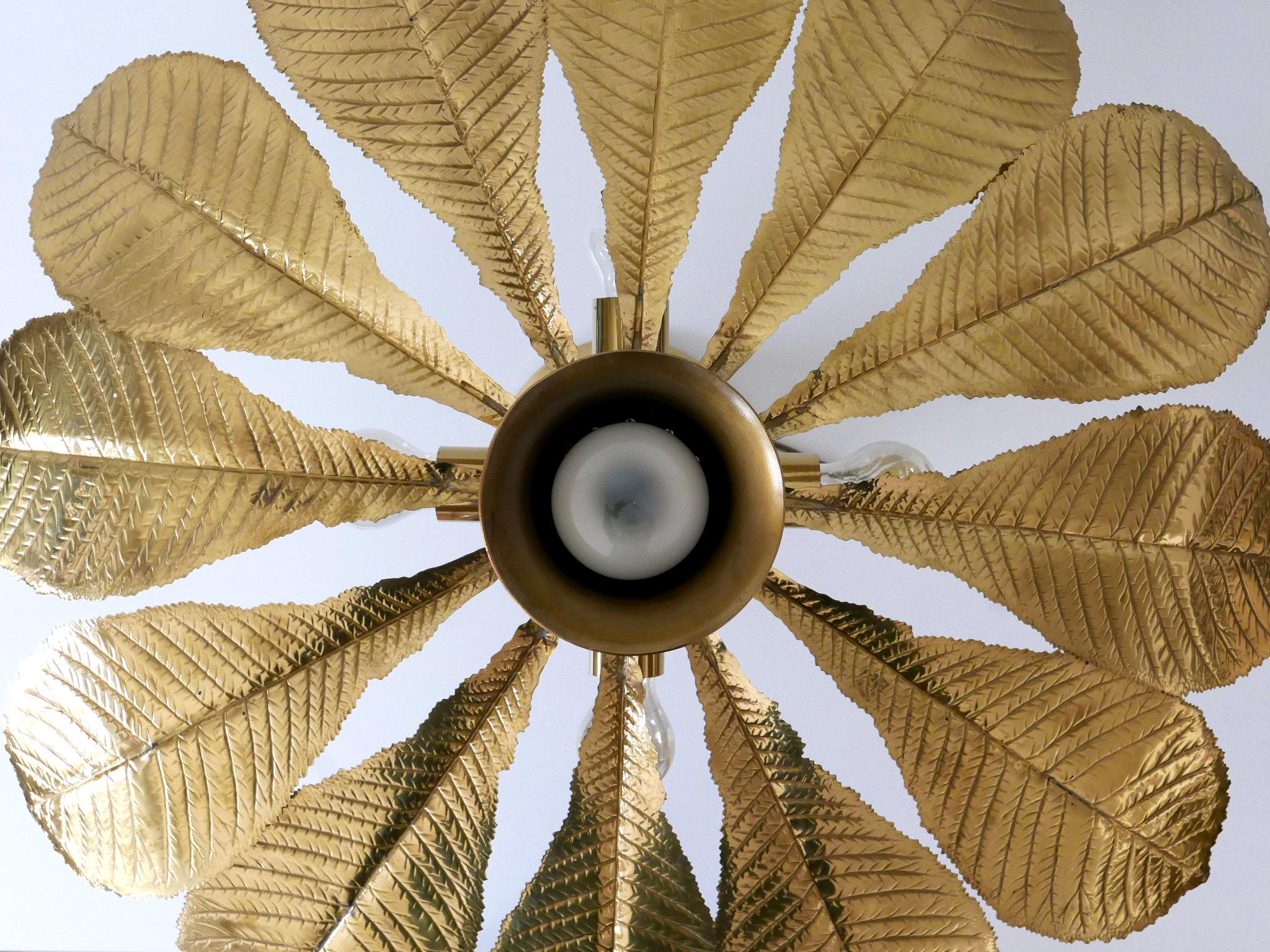 Amazing Carlo Giorgi Brass Table Lamp “Ippocastano” for Bottega Gadda 1970s For Sale 5