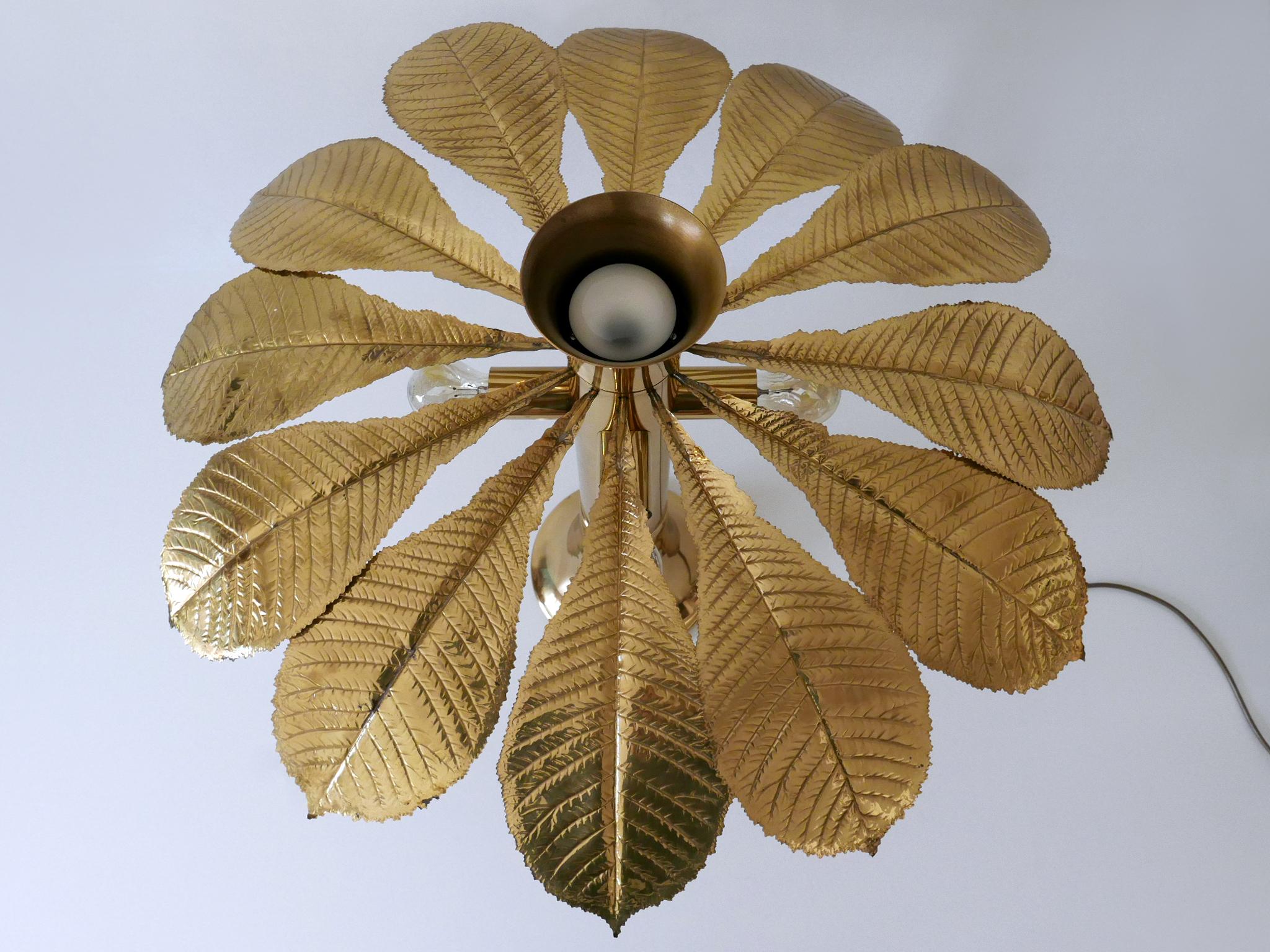 Amazing Carlo Giorgi Brass Table Lamp “Ippocastano” for Bottega Gadda 1970s For Sale 7