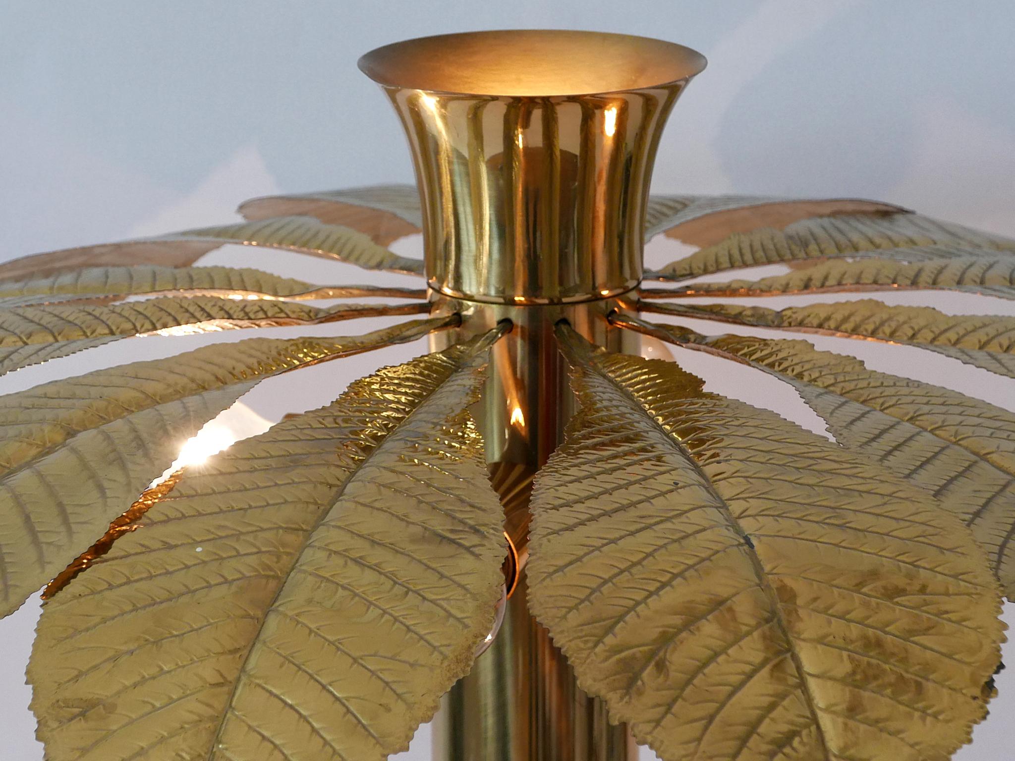 Amazing Carlo Giorgi Brass Table Lamp “Ippocastano” for Bottega Gadda 1970s For Sale 8