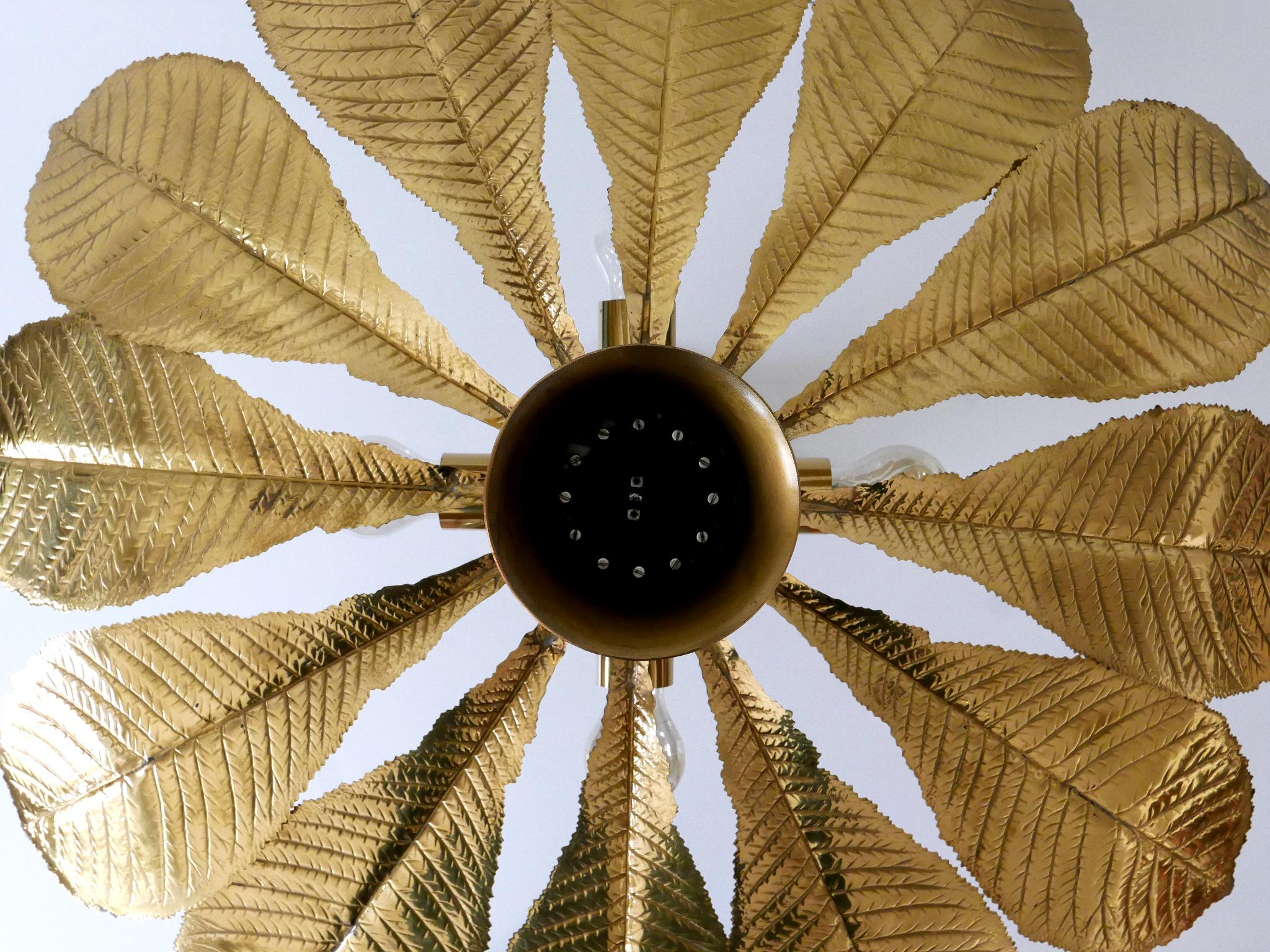 Amazing Carlo Giorgi Brass Table Lamp “Ippocastano” for Bottega Gadda 1970s For Sale 9