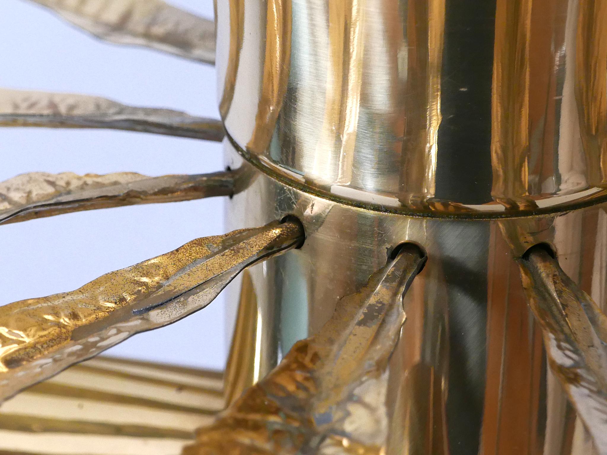 Amazing Carlo Giorgi Brass Table Lamp “Ippocastano” for Bottega Gadda 1970s For Sale 11