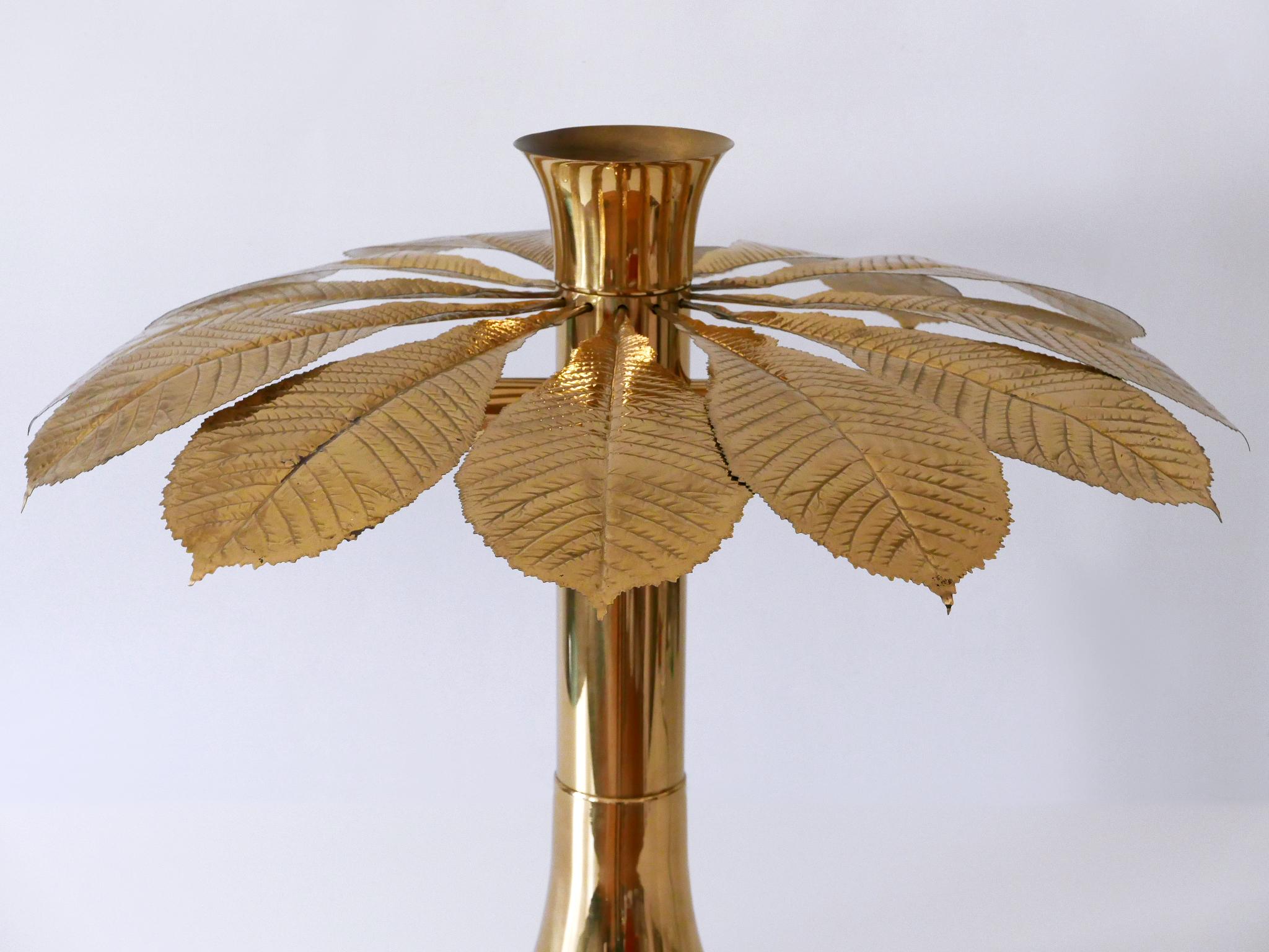 Mid-Century Modern Amazing Carlo Giorgi Brass Table Lamp “Ippocastano” for Bottega Gadda 1970s For Sale