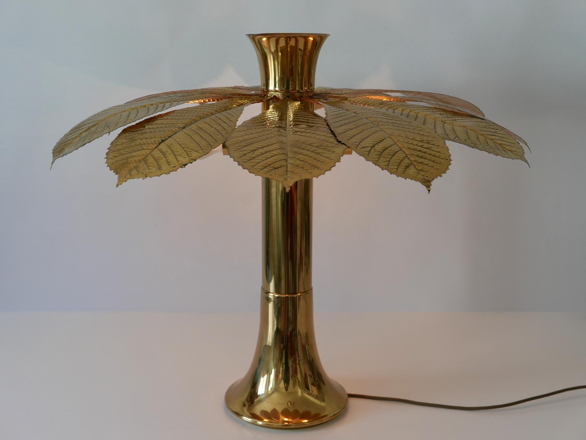 Amazing Carlo Giorgi Brass Table Lamp “Ippocastano” for Bottega Gadda 1970s For Sale 1