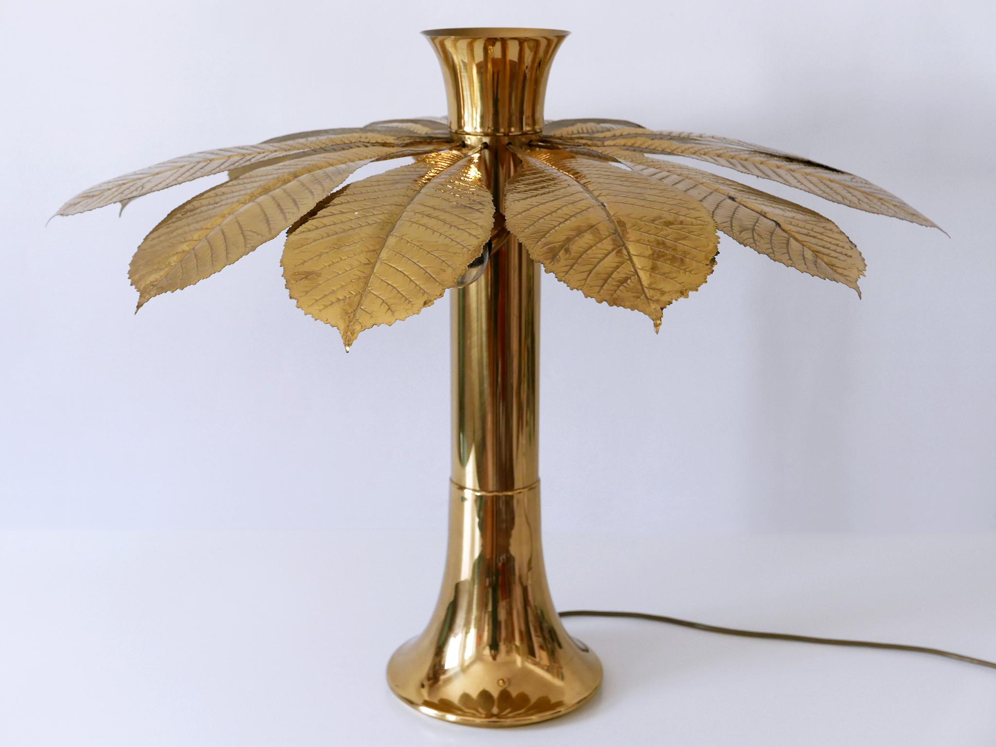 Amazing Carlo Giorgi Brass Table Lamp “Ippocastano” for Bottega Gadda 1970s For Sale 2