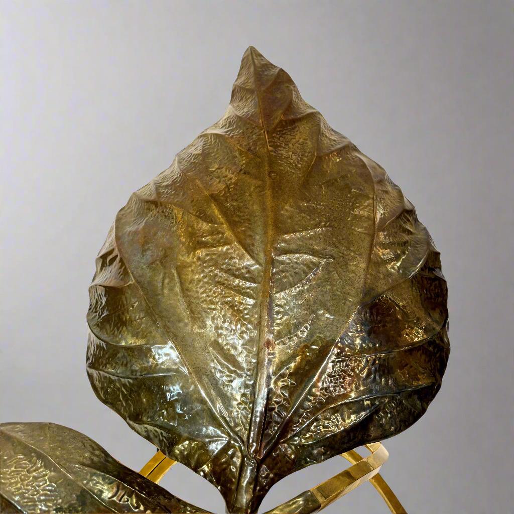 Carlo Giorgi for Bottega Gadda 'Rabarbaro' Two-Leaf Table Lamp In Good Condition For Sale In New York, NY