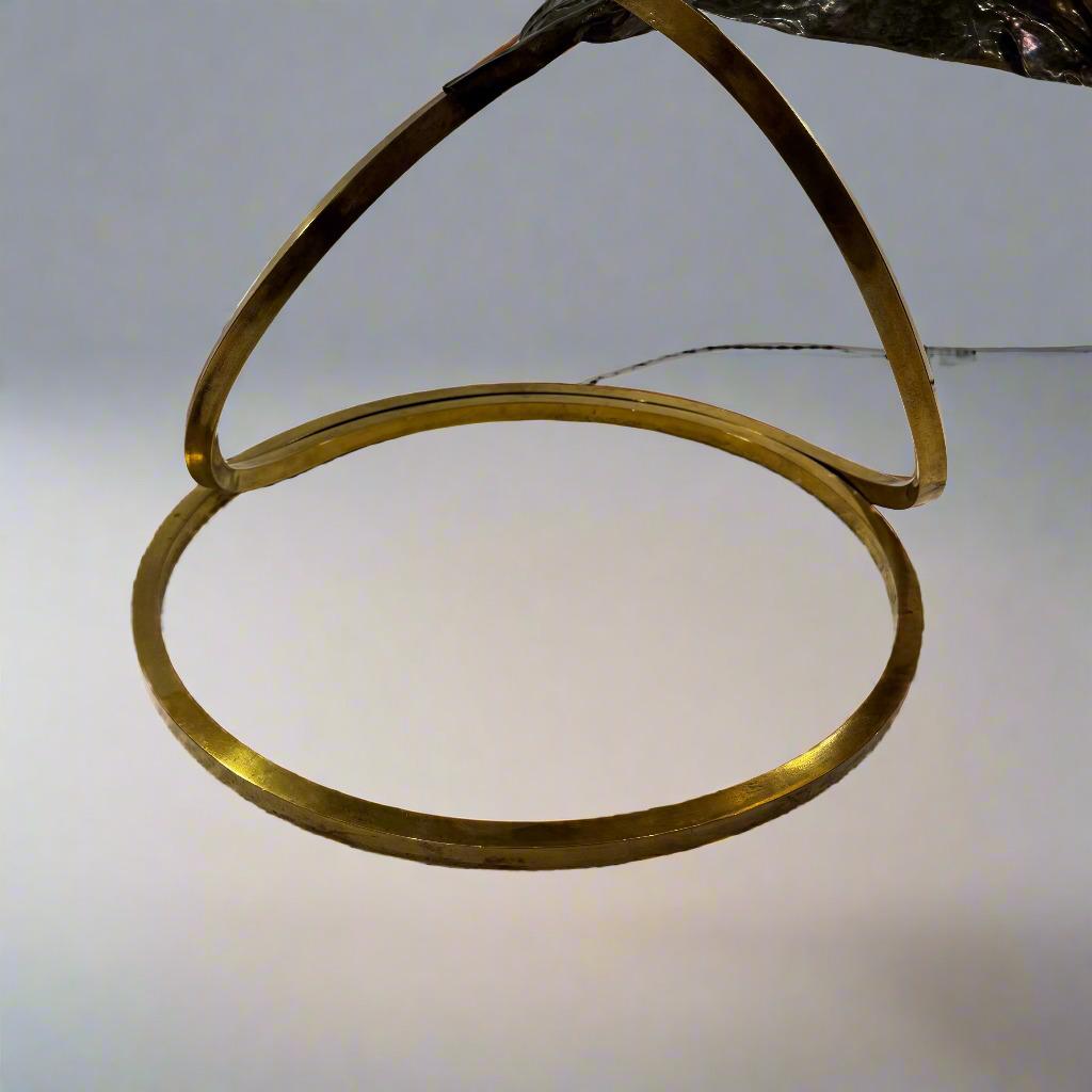 Carlo Giorgi for Bottega Gadda 'Rabarbaro' Two-Leaf Table Lamp For Sale 1