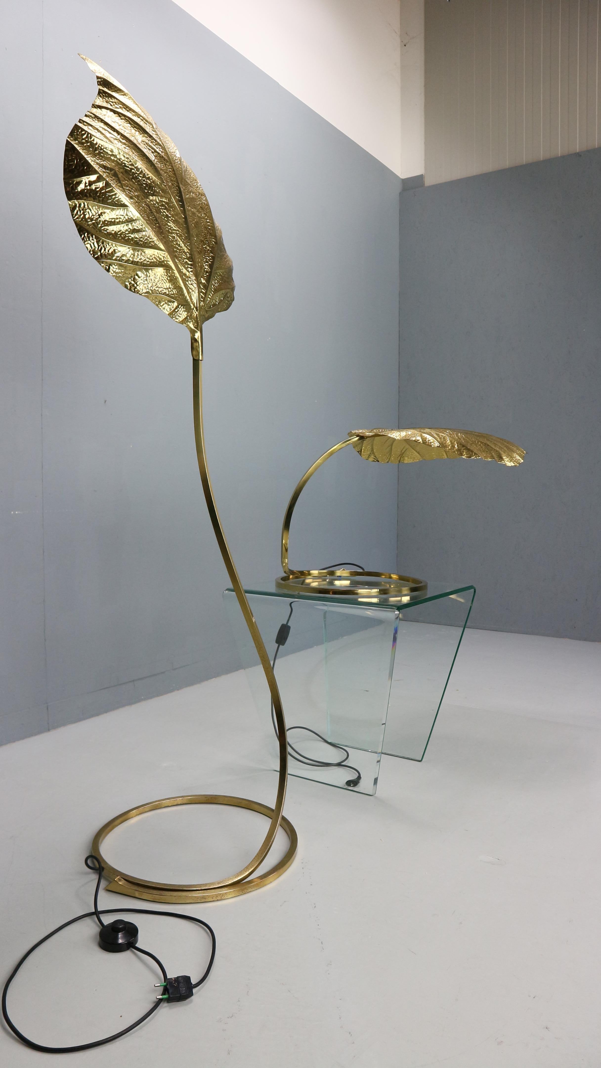 italien Lampadaire et lampe de table Rhubarb de Tommaso Barbi, Bottega Gadda, Italie, 1970 en vente