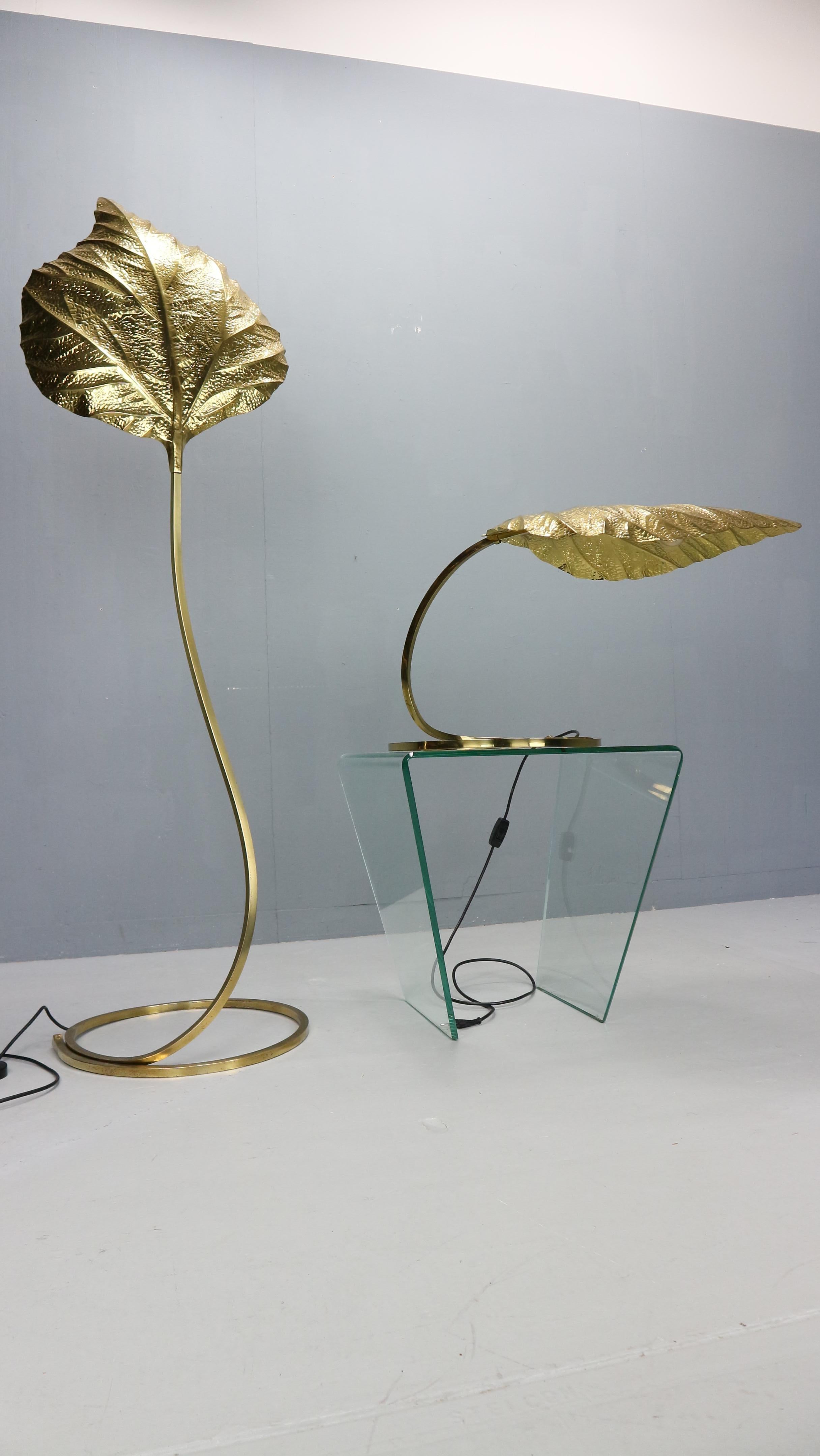 Lampadaire et lampe de table Rhubarb de Tommaso Barbi, Bottega Gadda, Italie, 1970 Bon état - En vente à The Hague, NL