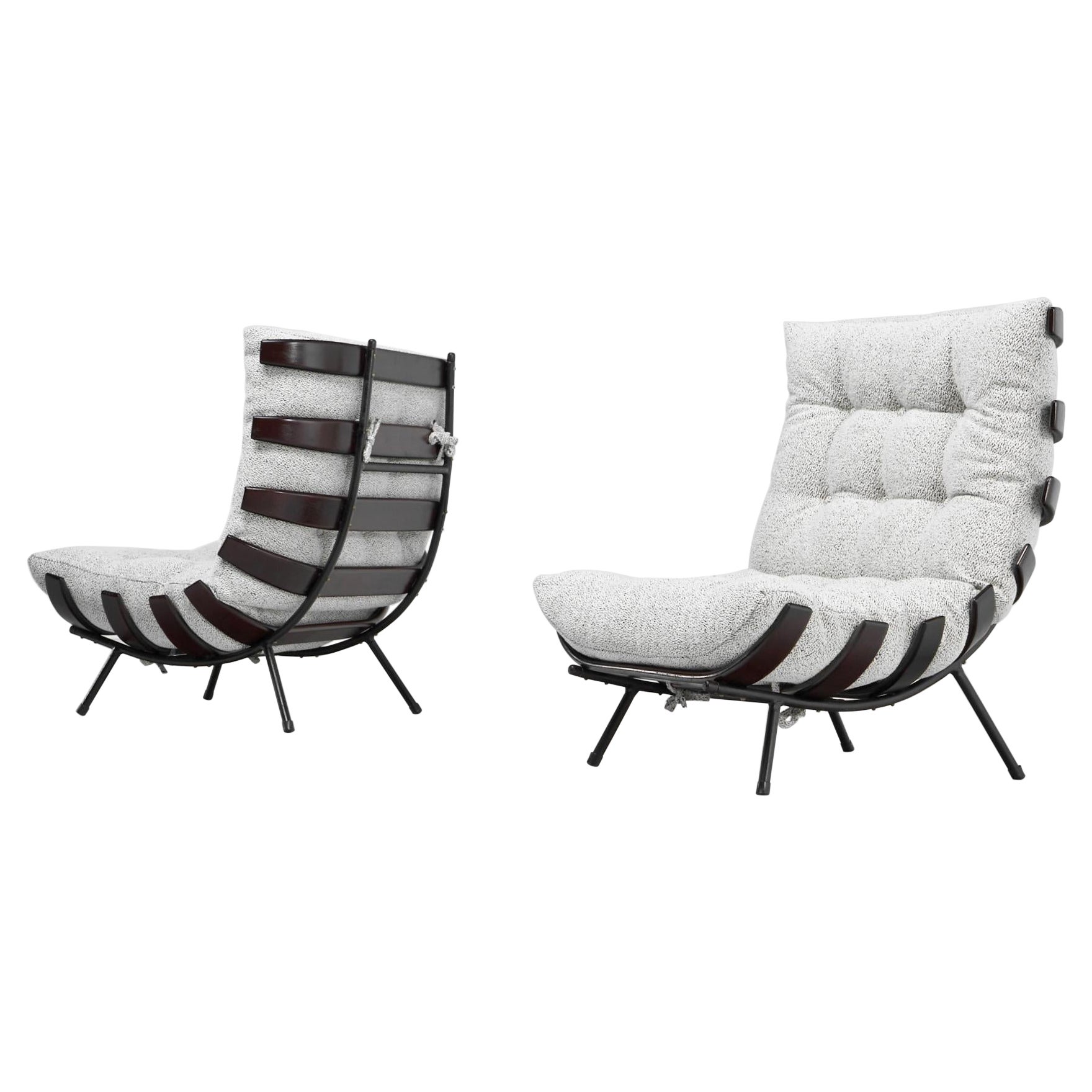 Carlo Hauner and Martin Eisler Costela Chairs Brazil 1950