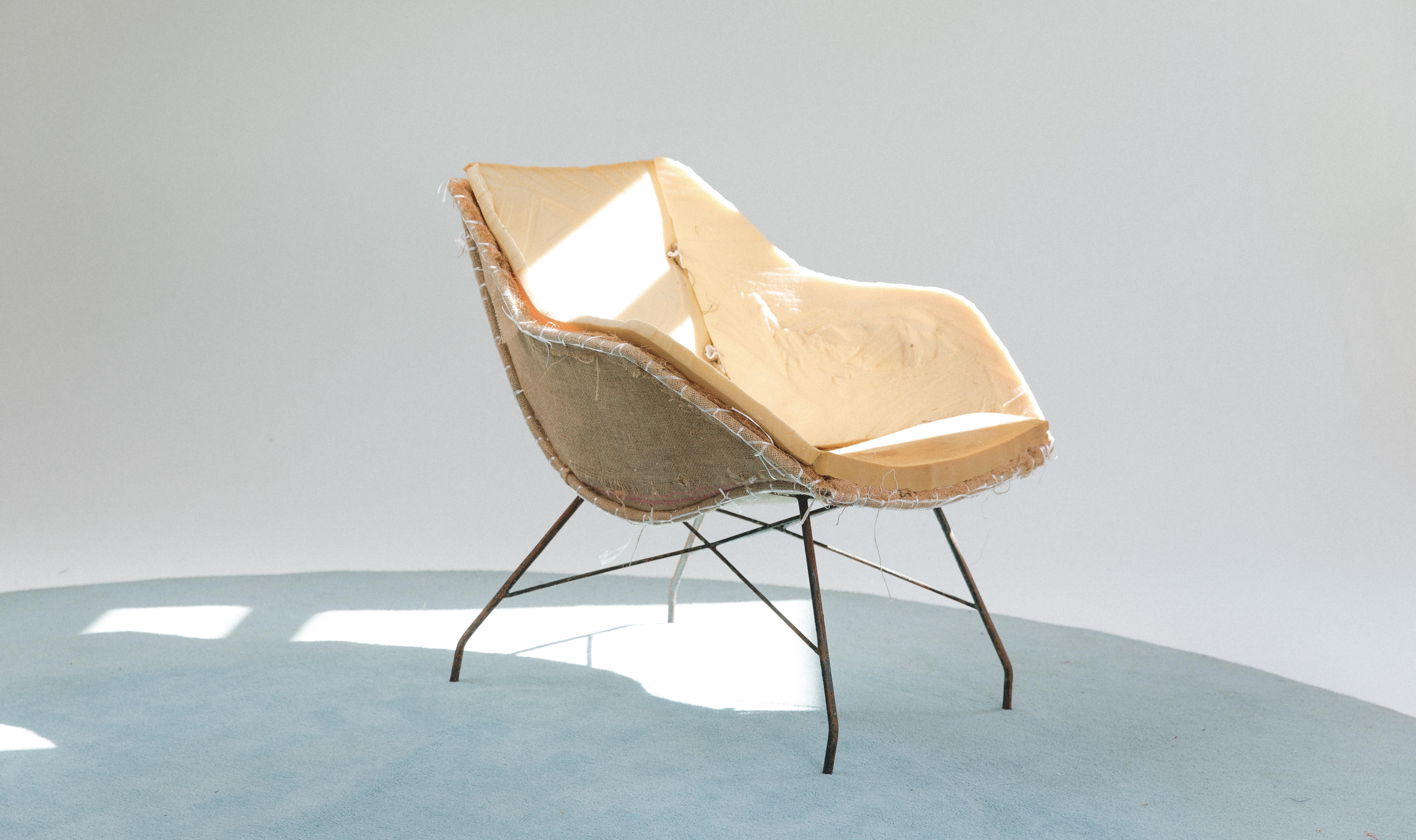 Mid-20th Century Carlo Hauner and Martin Eisler for Forma Lounge Chair, 1950's For Sale