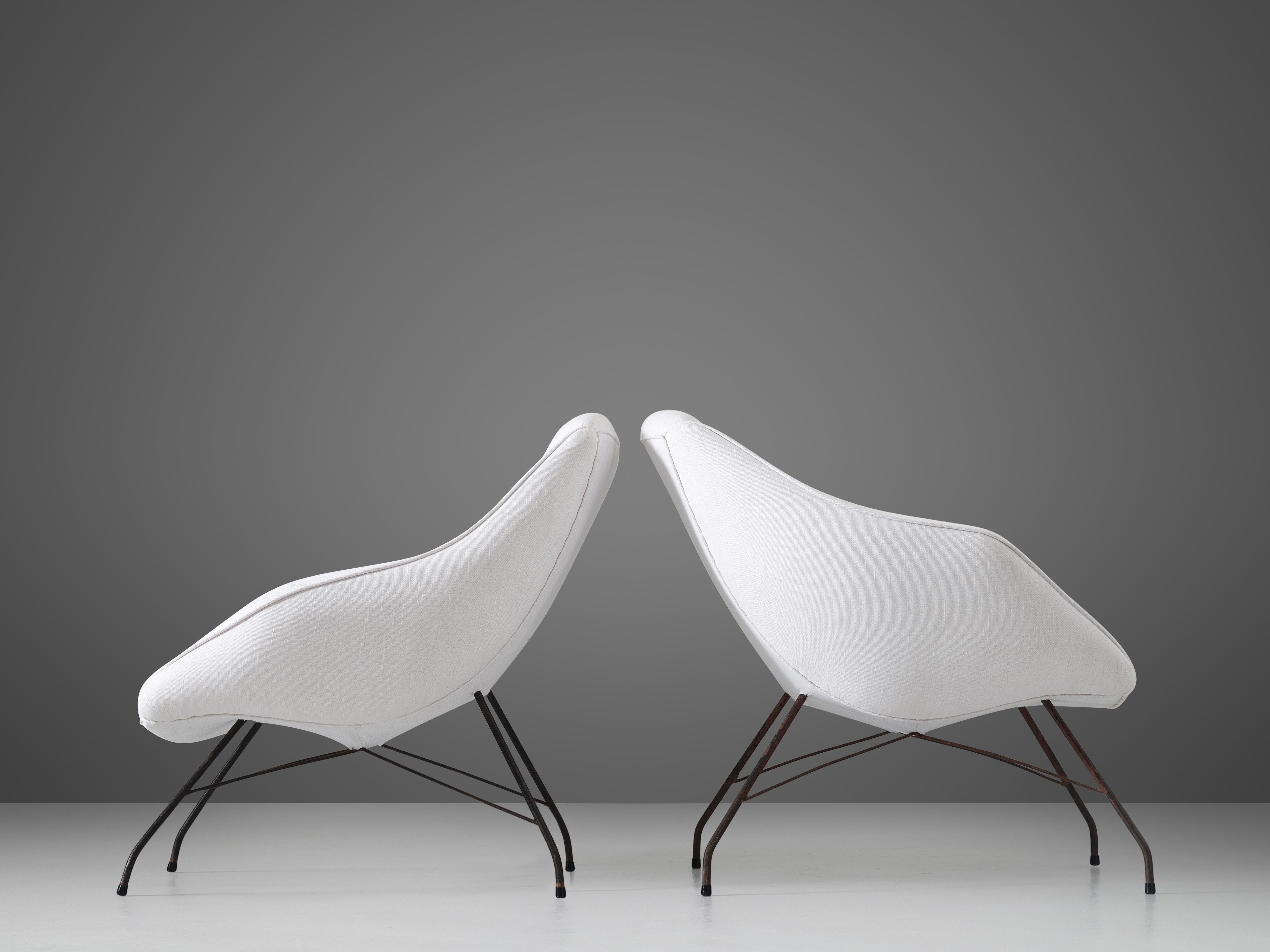 Carlo Hauner and Martin Eisler for Forma Reuphostered Lounge Chairs  1