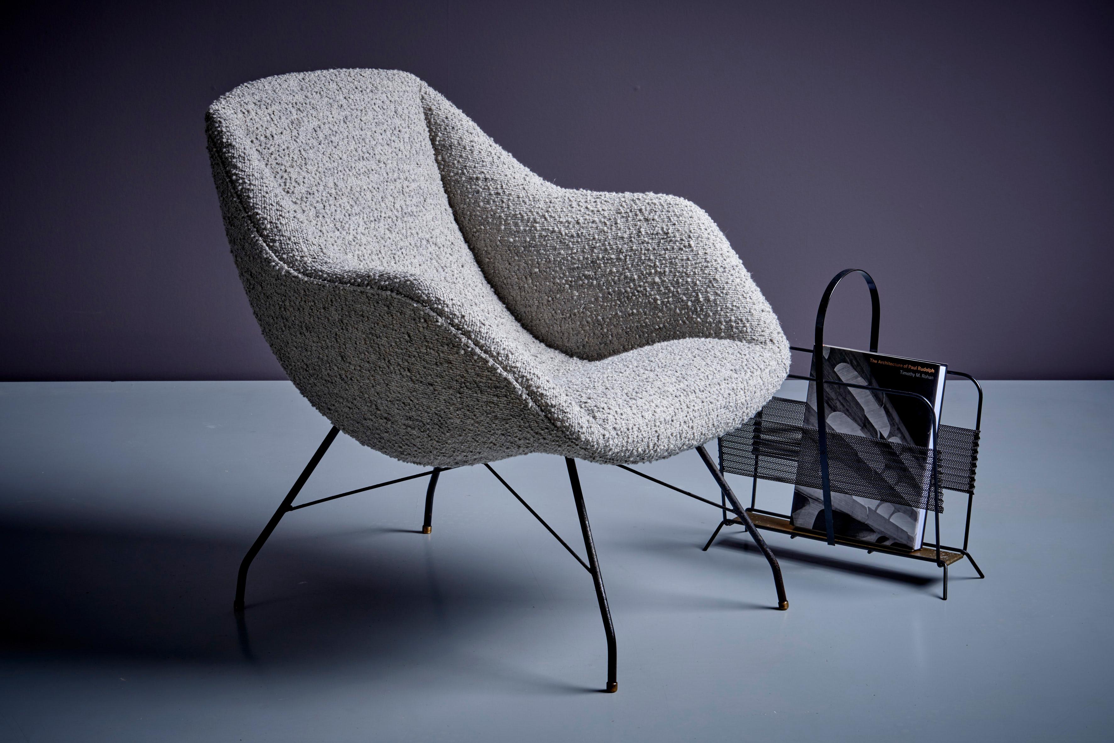 Carlo Hauner and Martin Eisler Concha Lounge Chair, Brazil - 1950s For Sale 5