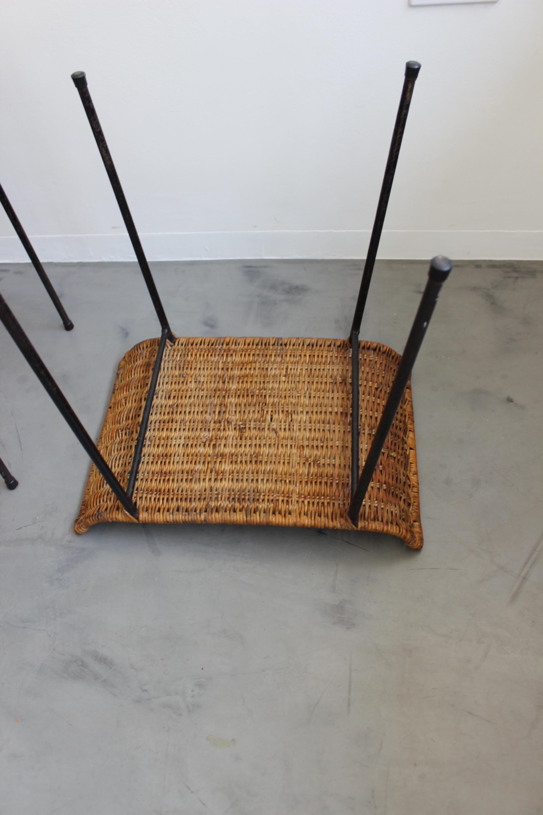 Brazilian Carlo Hauner and Martin Eisler Pair of Stools For Sale