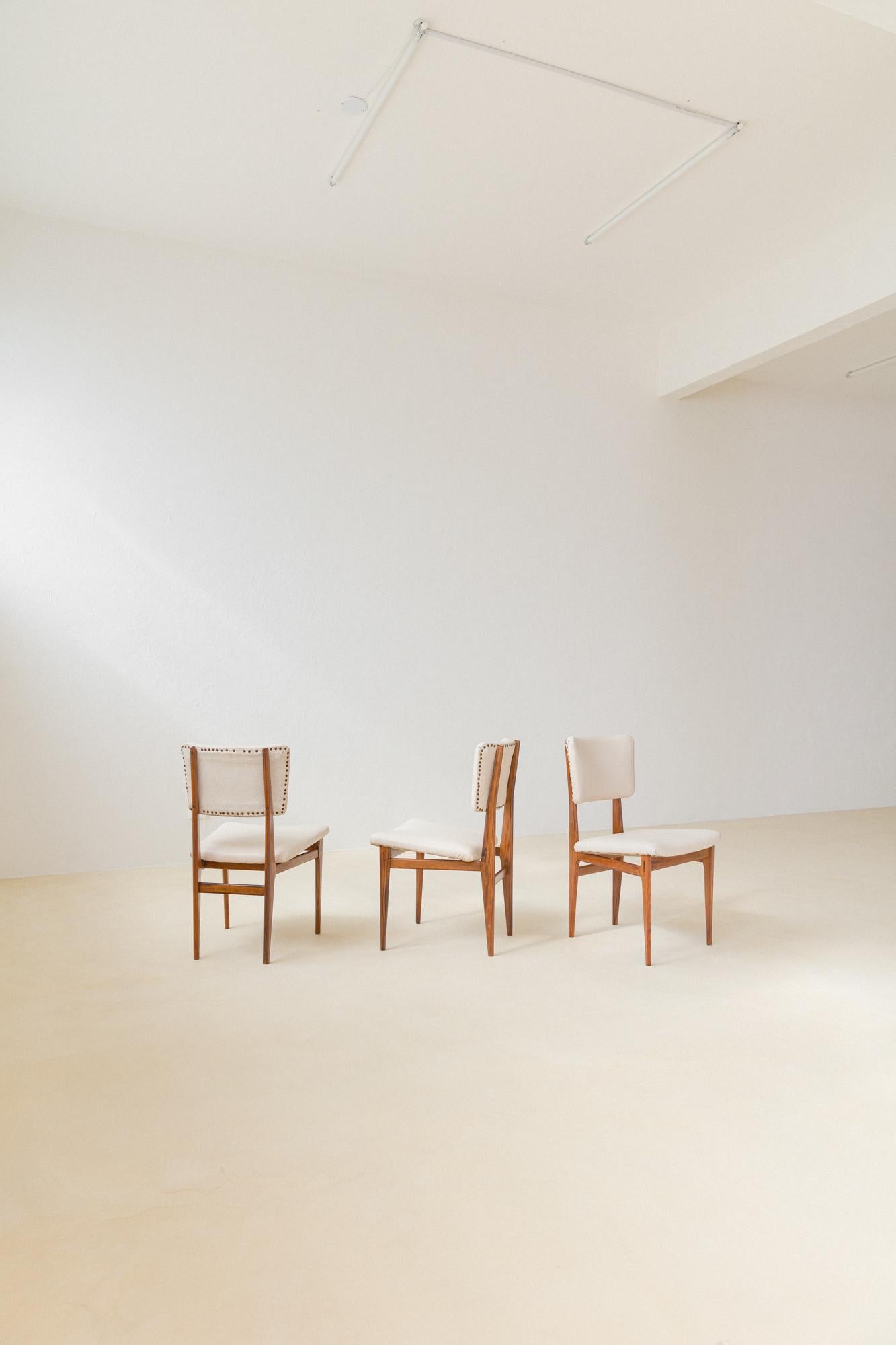 Mid-Century Modern Carlo Hauner and Martin Eisler Set of 6 Dining Chairs, Brazil, 1955