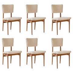 Carlo Hauner and Martin Eisler Set of 6 Dining Chairs, Brazil, 1955