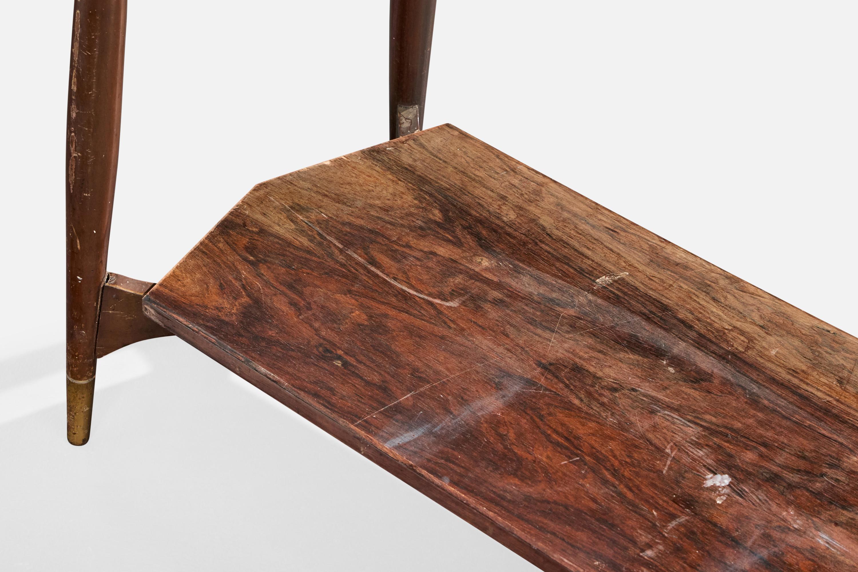 Carlo Hauner, Console Table, Wood, Formica, Brazil, 1950s For Sale 4