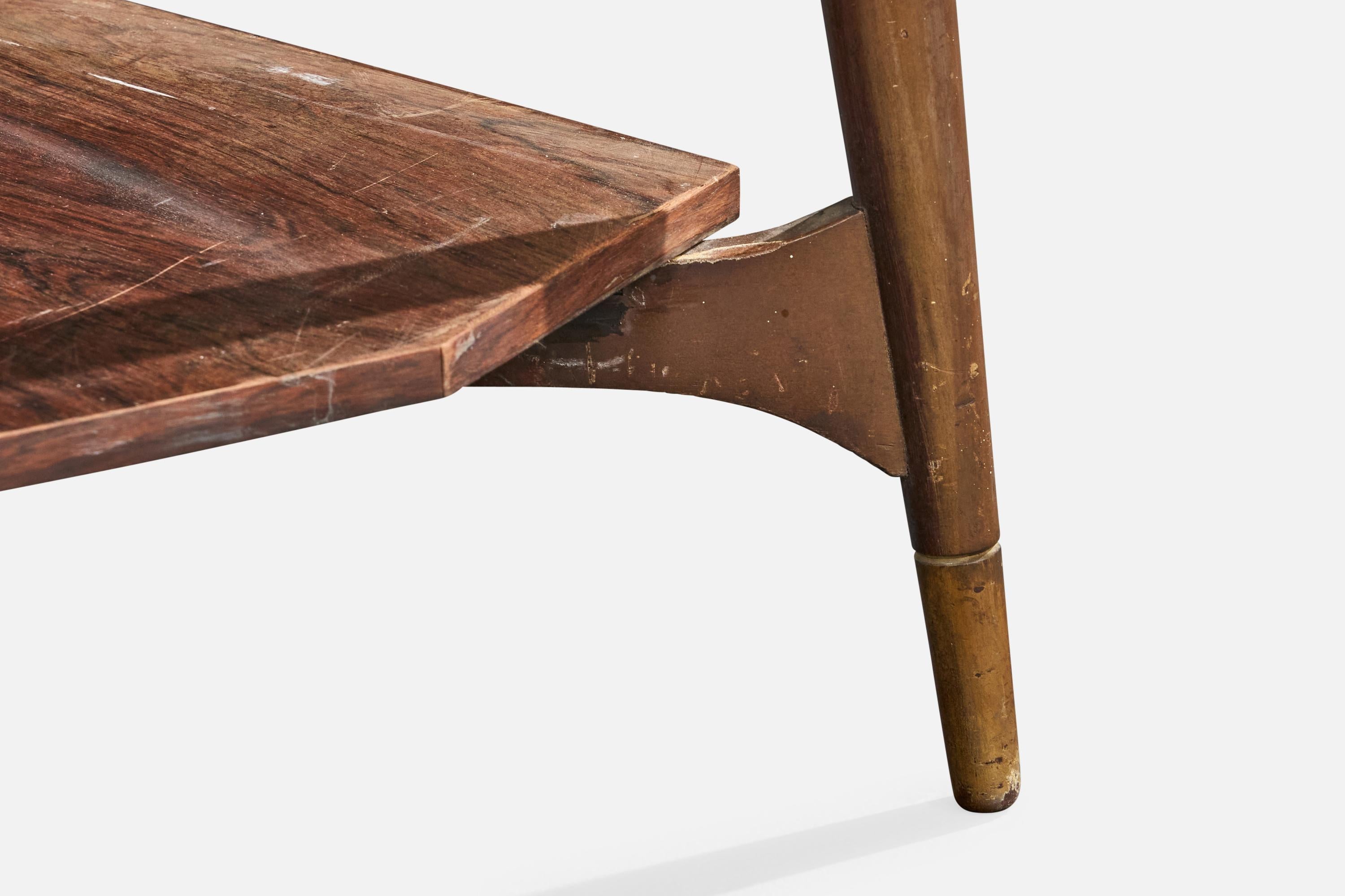 Carlo Hauner, Console Table, Wood, Formica, Brazil, 1950s For Sale 5