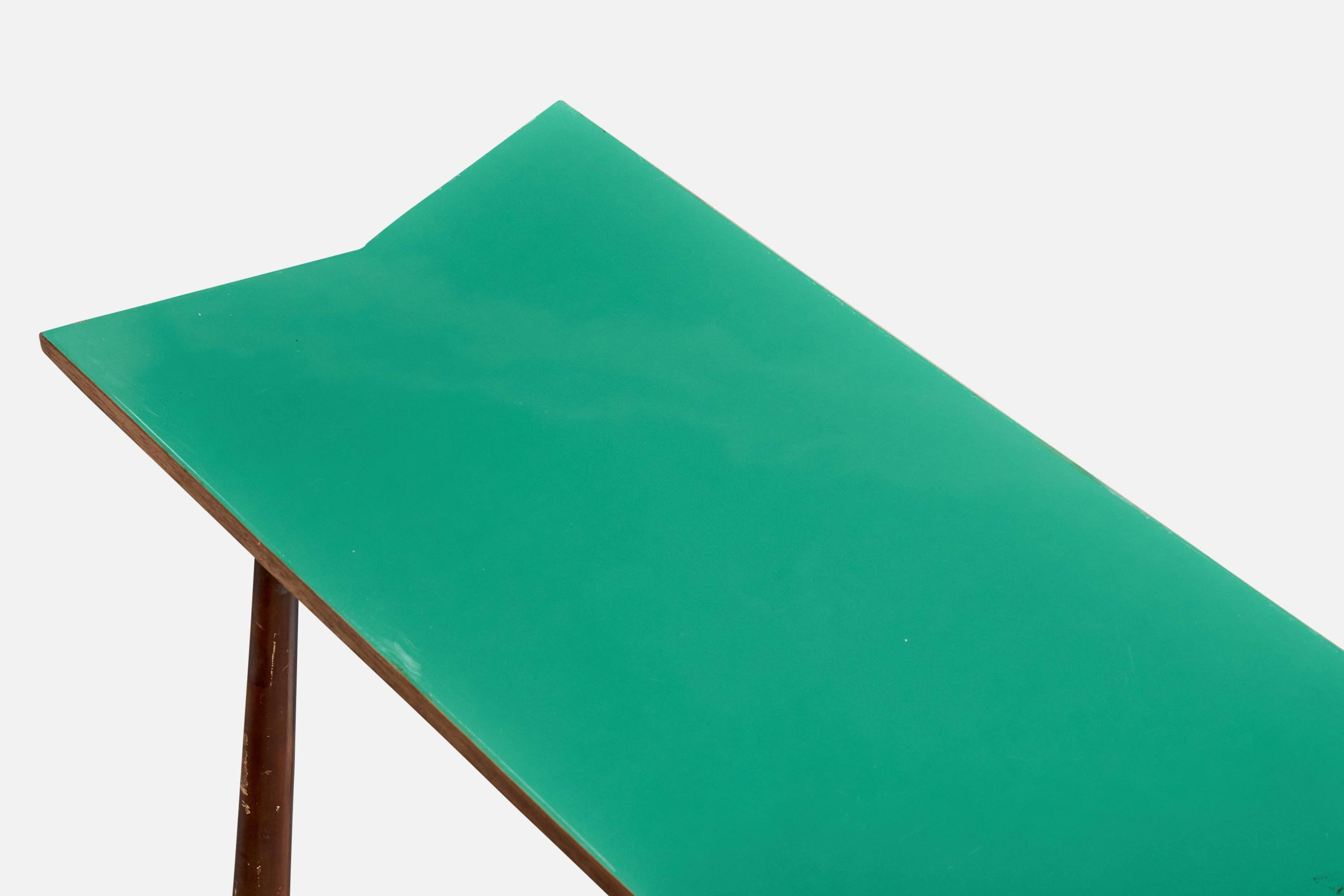Carlo Hauner, Console Table, Wood, Formica, Brazil, 1950s In Good Condition For Sale In High Point, NC