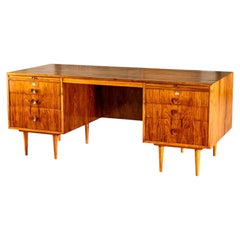 Carlo Hauner. Desk (commissioned piece), Caviuna wood. c. 1950